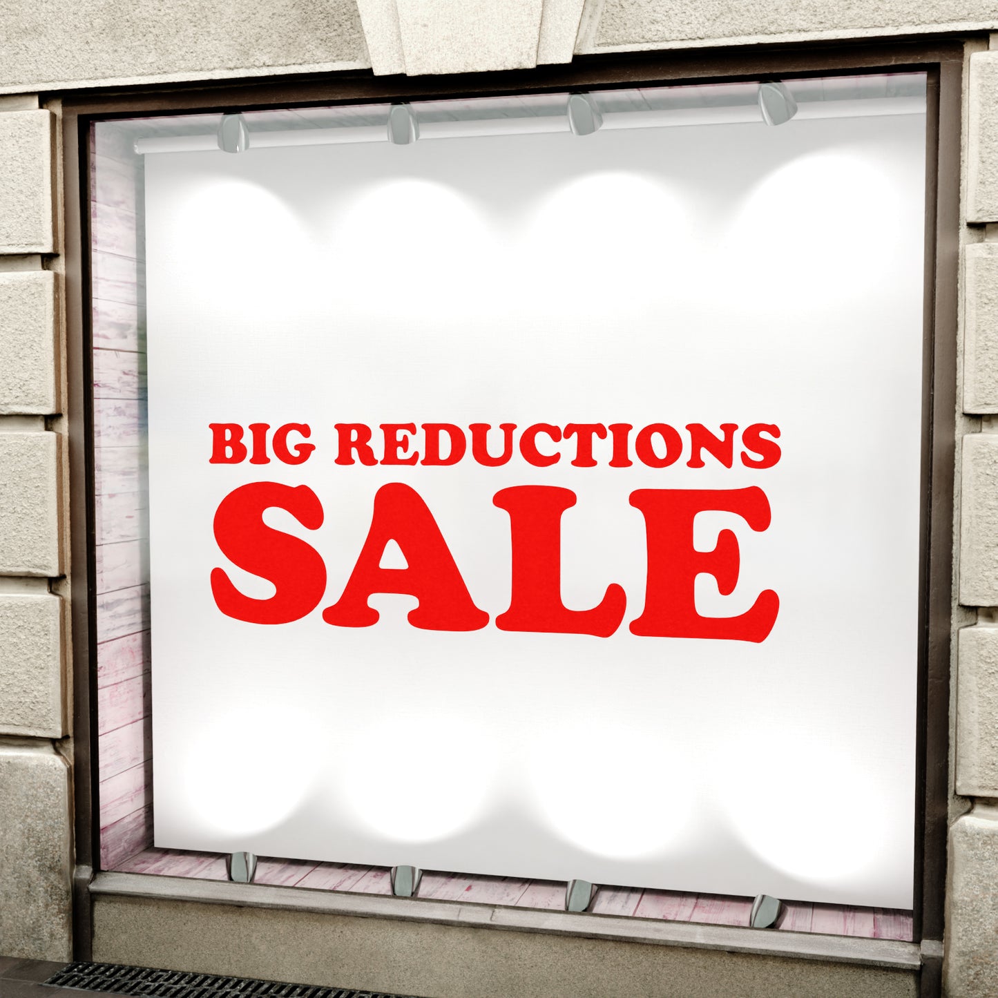 Big Reductions Sale Sticker - Groovy Style