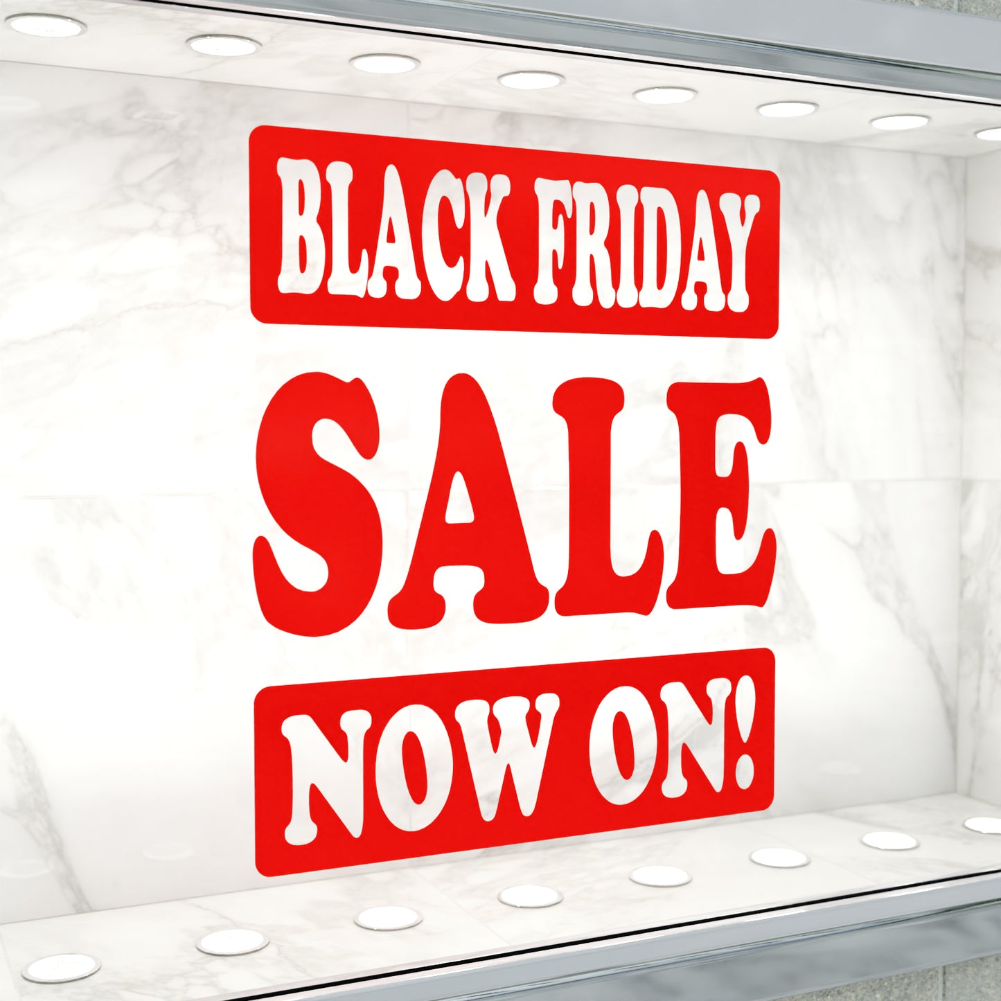 Black Friday Sale Now On Sticker - Groovy Style
