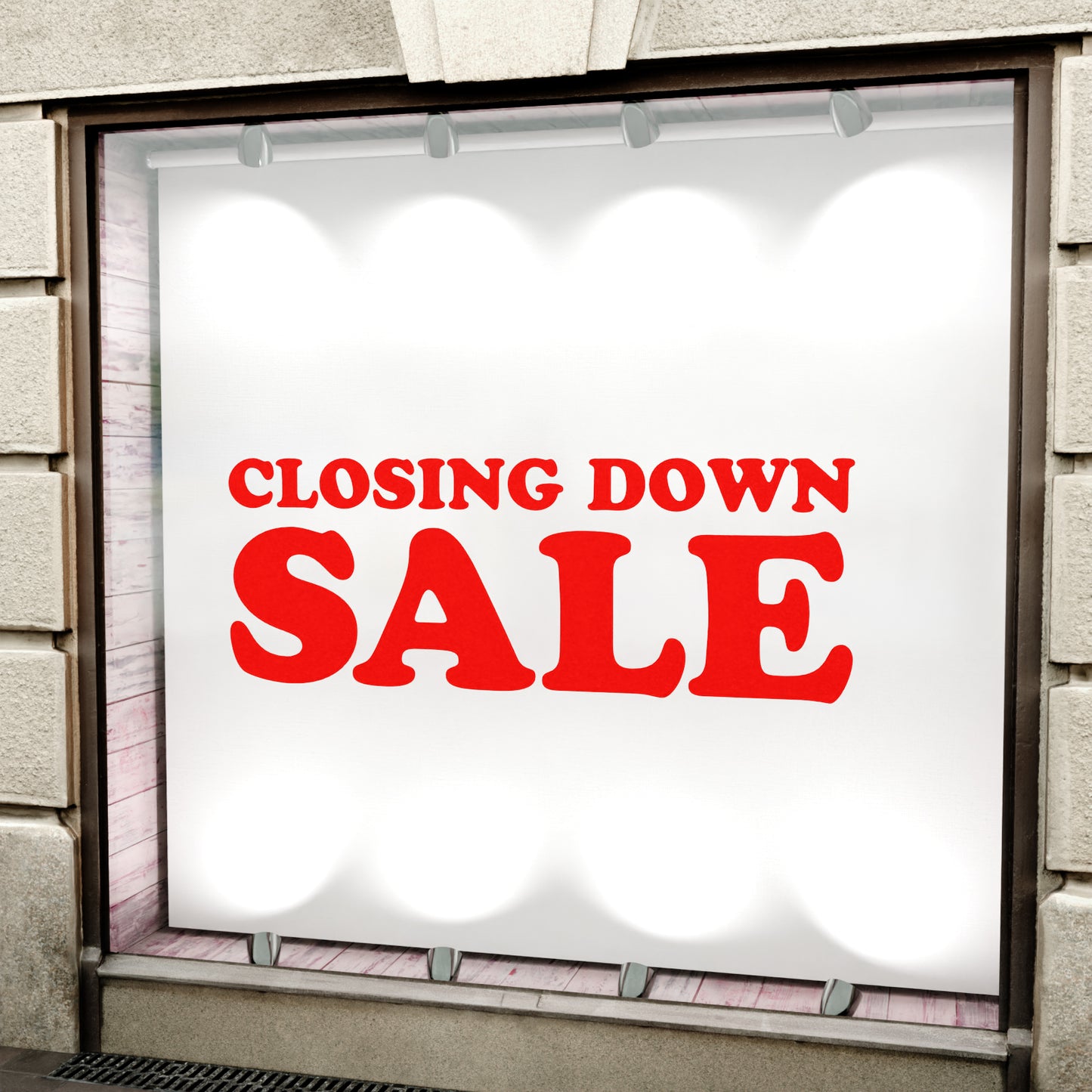 Closing Down Sale Sticker - Groovy Style