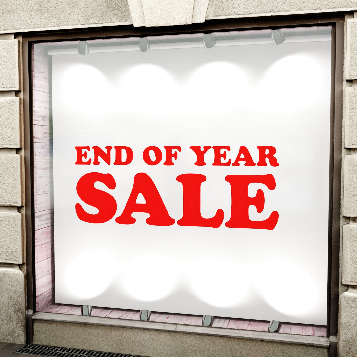 End Of Year Sale Sticker - Groovy Style
