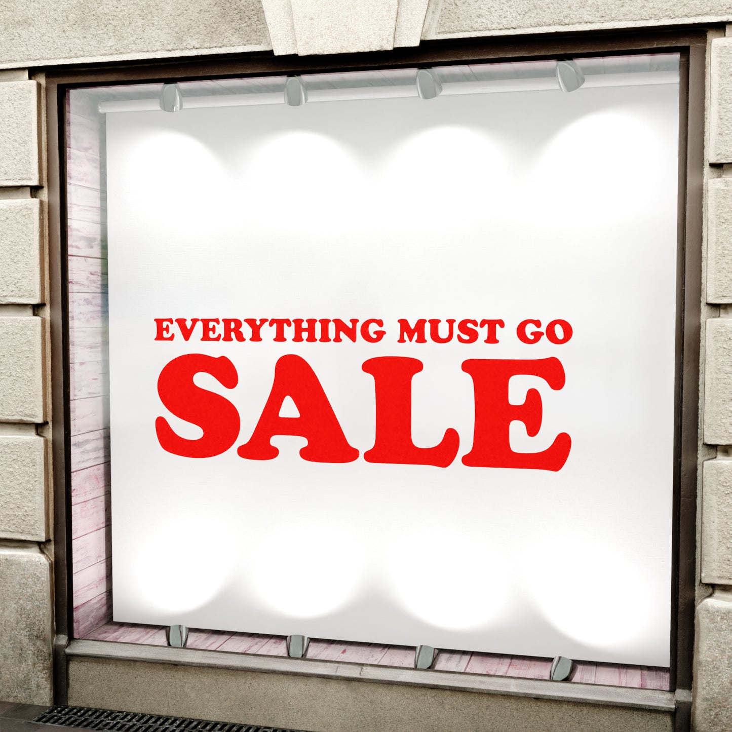 Everything Must Go Sale Sticker - Groovy Style