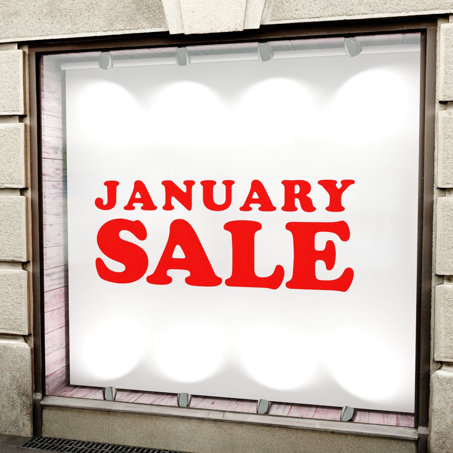 January Sale Sticker - Groovy Style