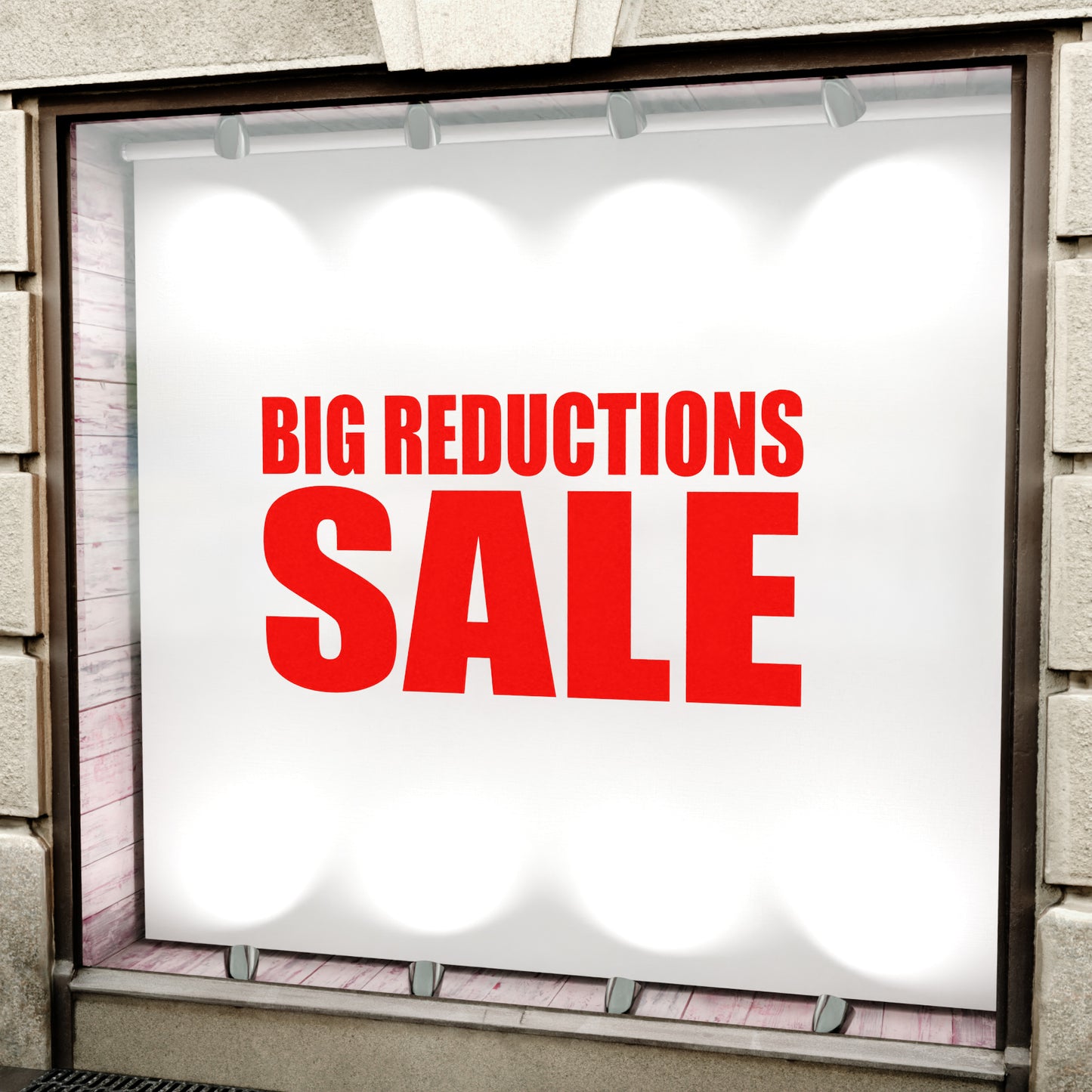 Big Reductions Sale Sticker - Impact Style