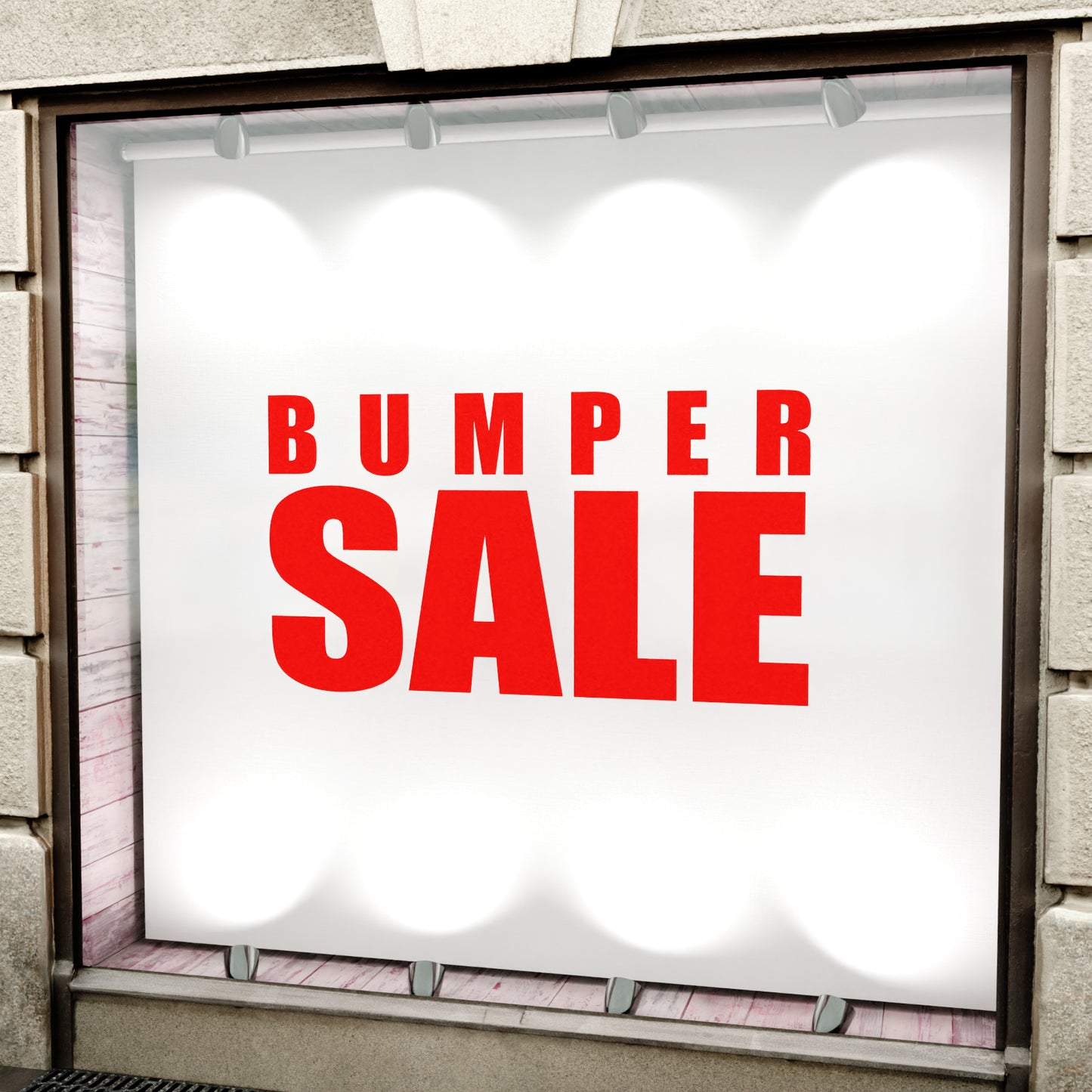 Bumper Sale Sticker - Impact Style