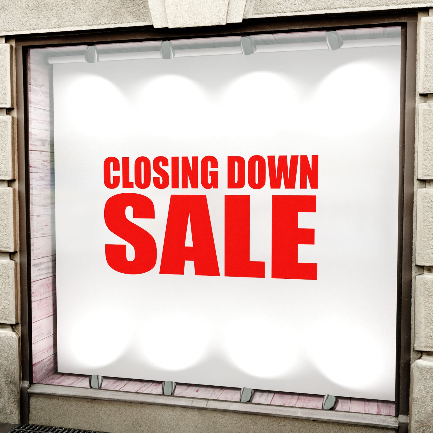 Closing Down Sale Sticker - Impact Style