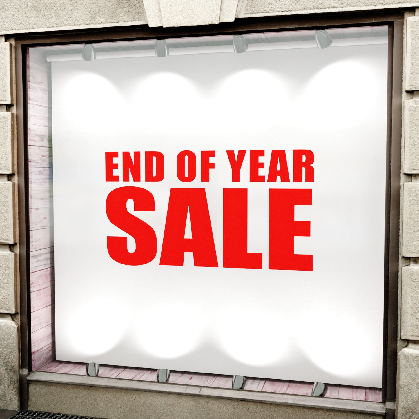 End Of Year Sale Sticker - Impact Style