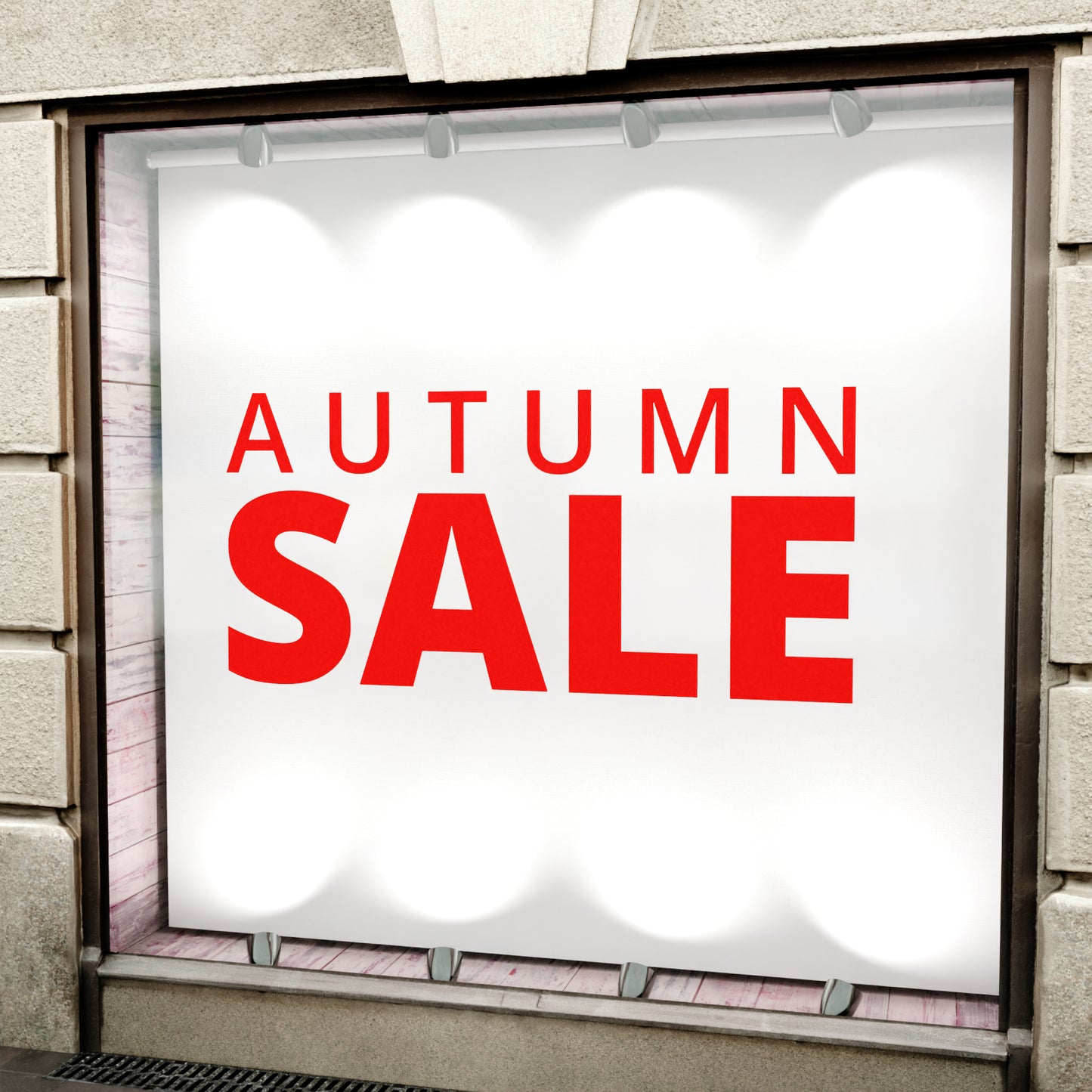 Autumn Sale Sticker - Modern Style