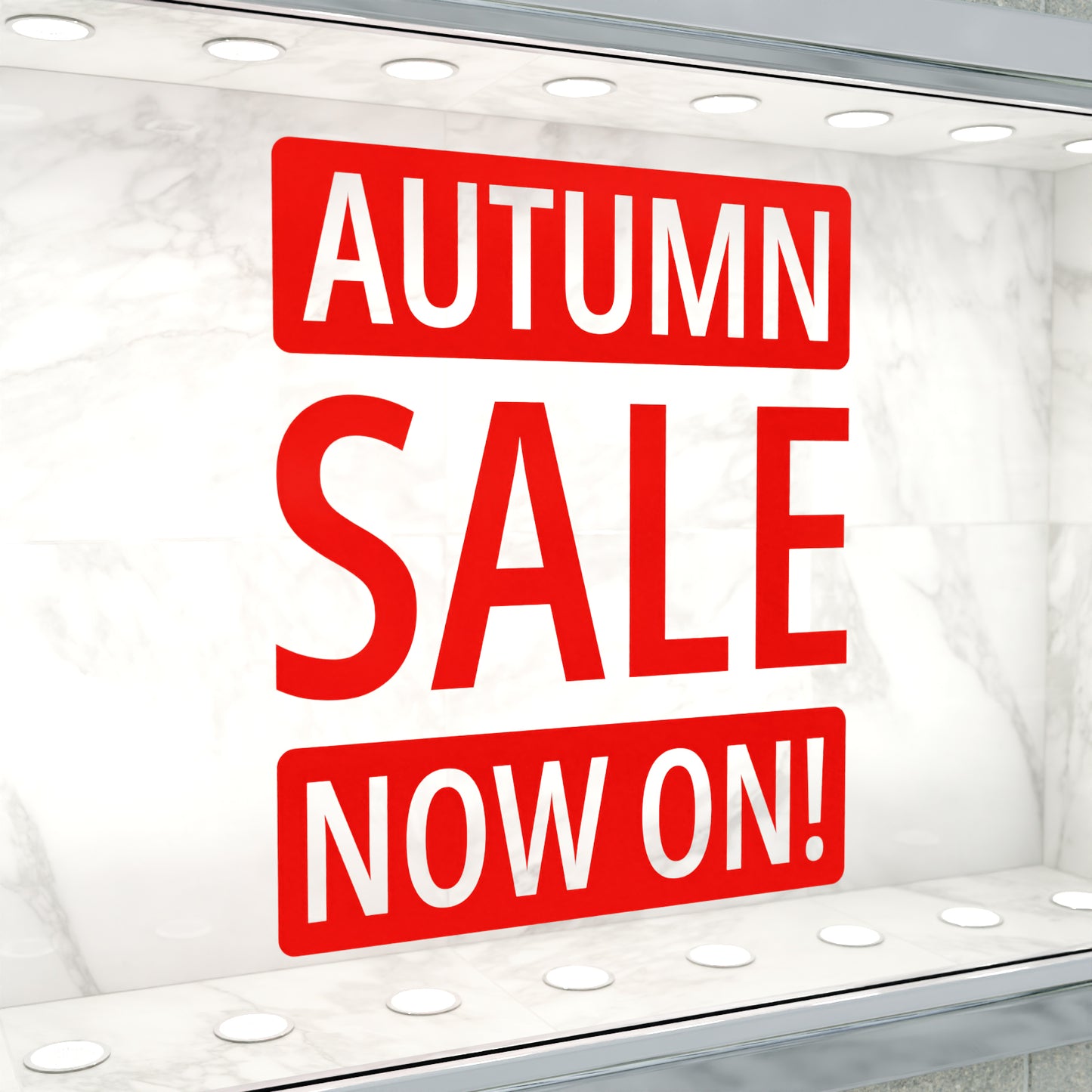 Autumn Sale Now On Sticker - Modern Style