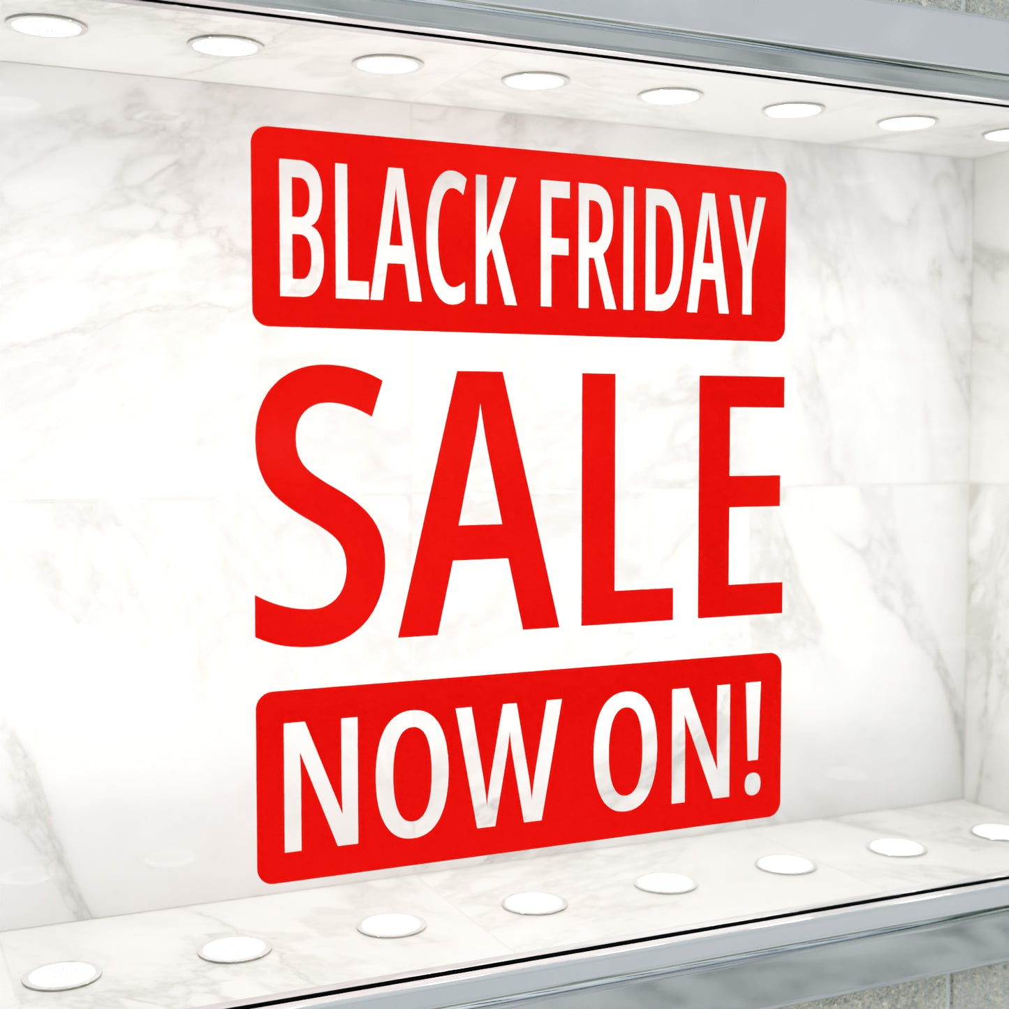 Black Friday Sale Now On Sticker - Modern Style
