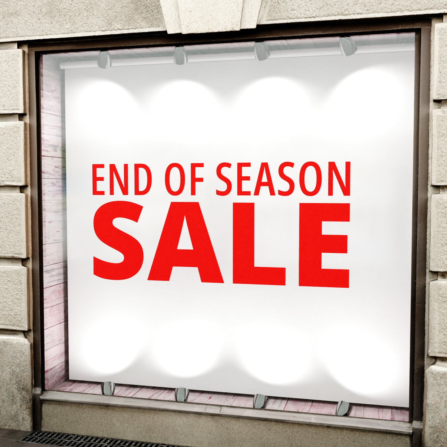 End Of Season Sale Sticker - Modern Style