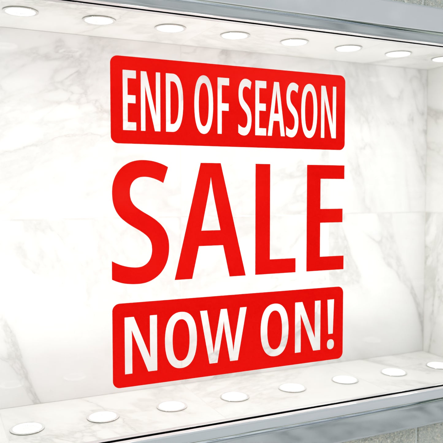 End Of Season Sale Now On Sticker - Modern Style