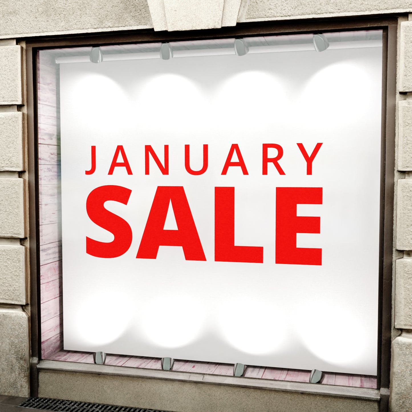 January Sale Sticker - Modern Style