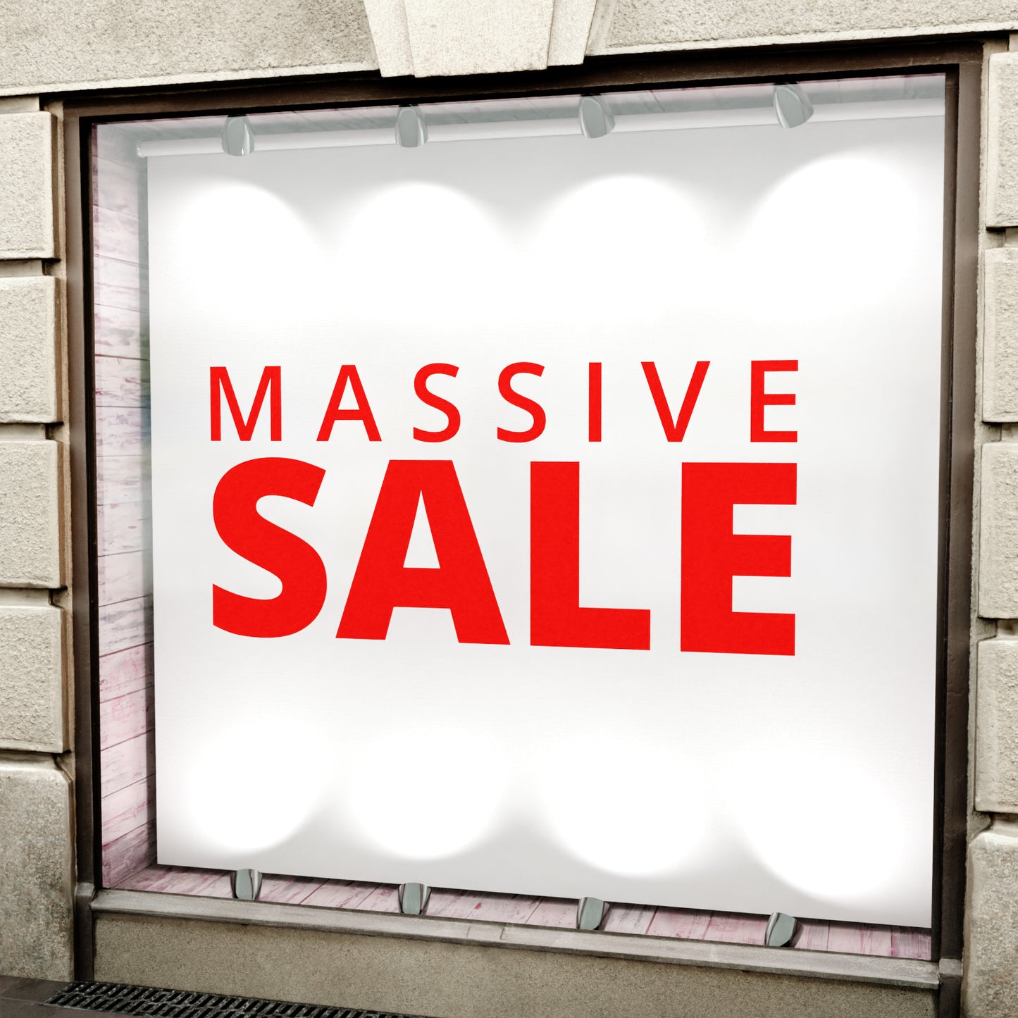 Massive Sale Sticker - Modern Style