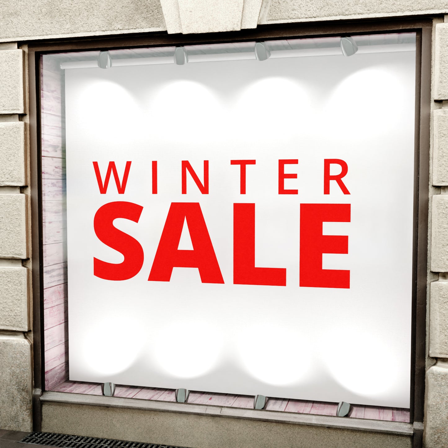 Winter Sale Sticker - Modern Style