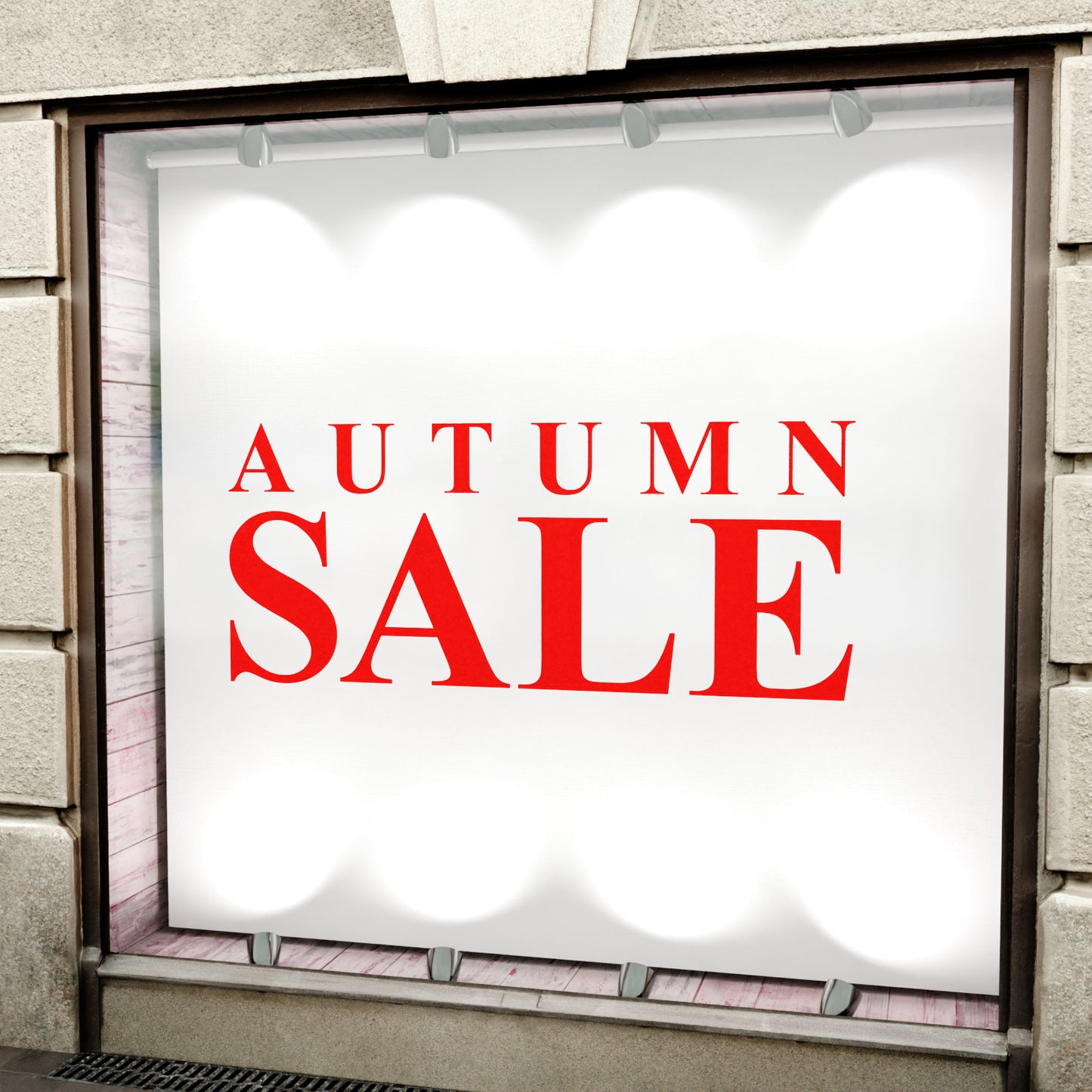 Autumn Sale Sticker - Roman Style