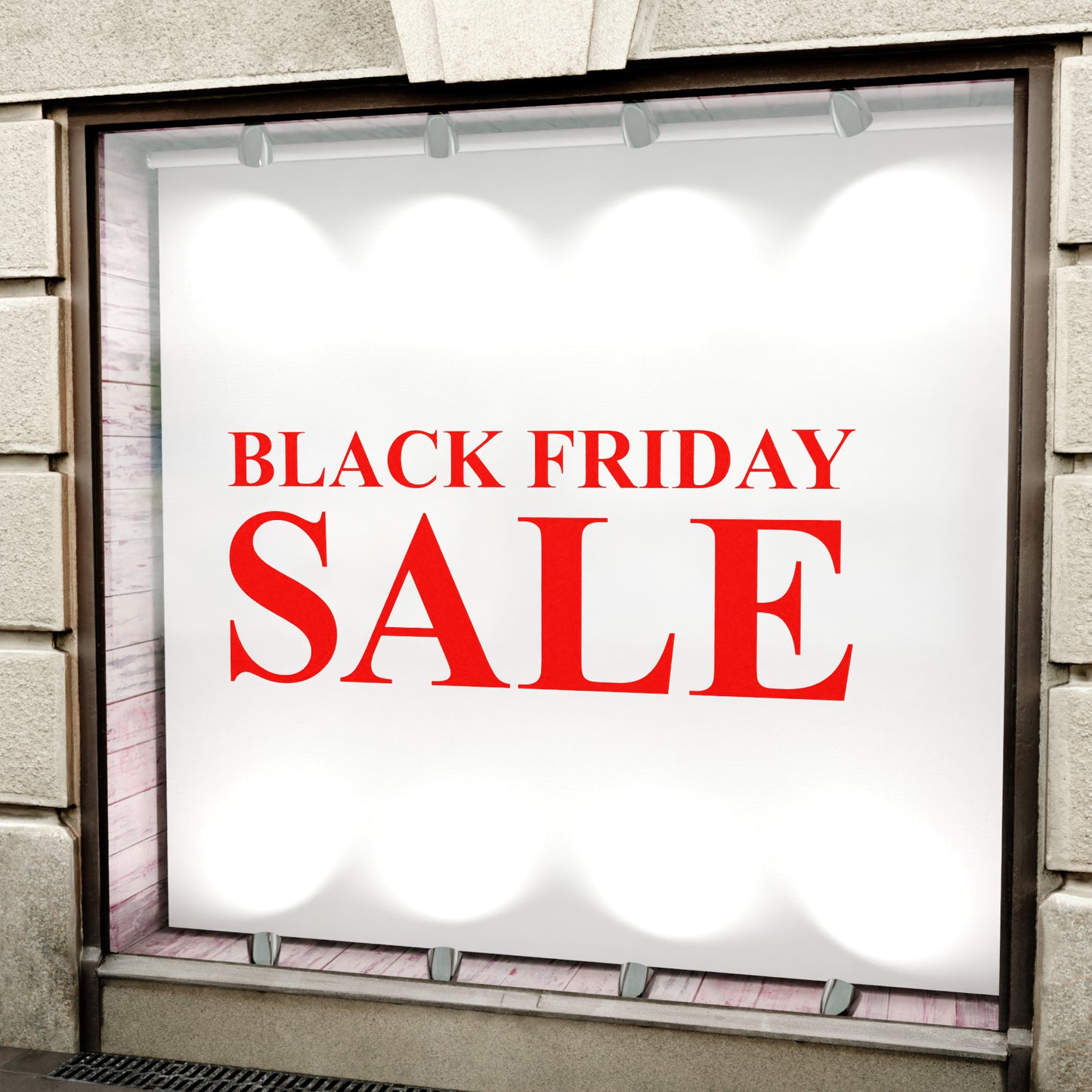 Black Friday Sale Sticker - Roman Style