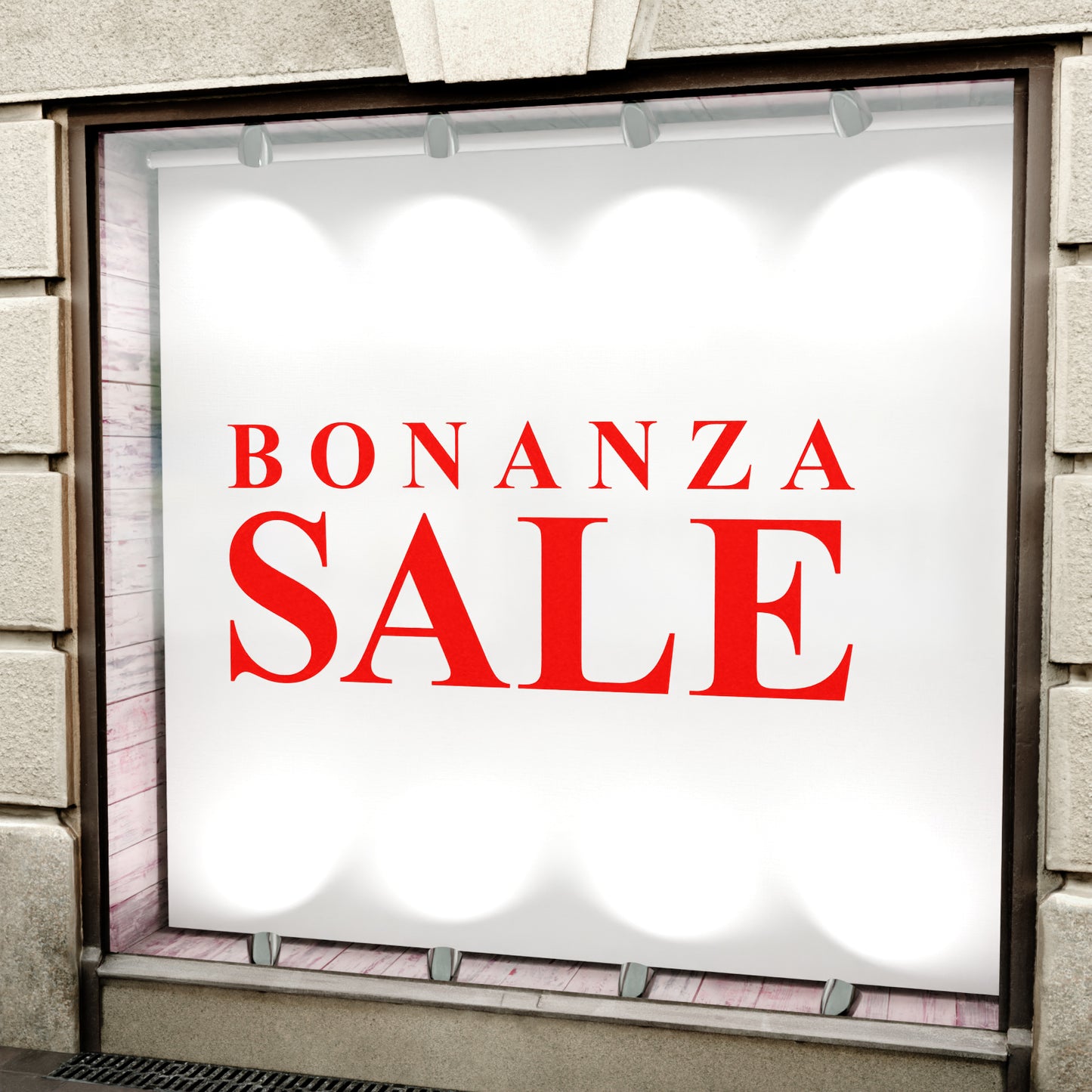 Bonanza Sale Sticker - Roman Style