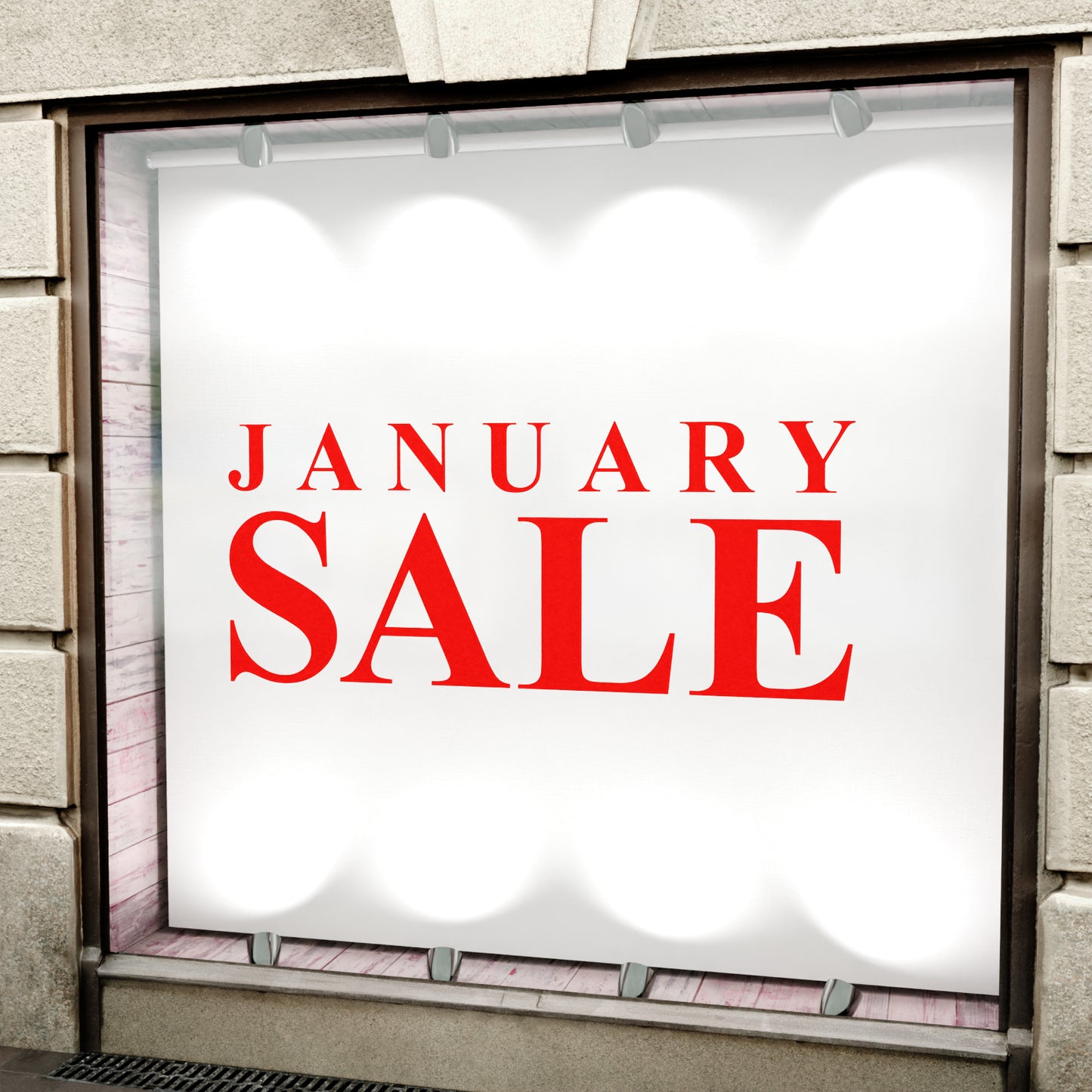 January Sale Sticker - Roman Style