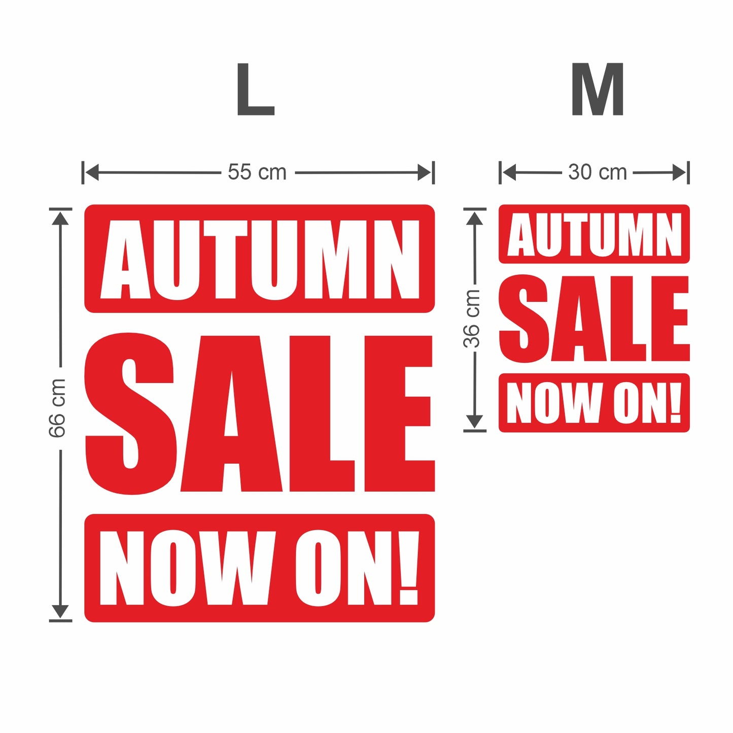 Autumn Sale Now On Sticker - Impact Style