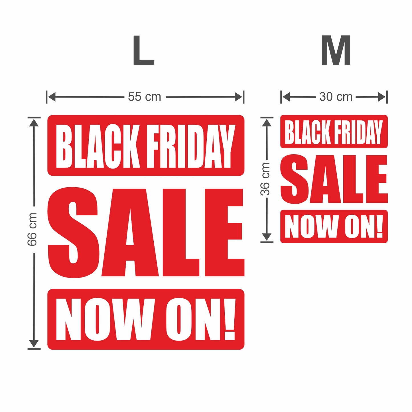 Black Friday Sale Now On Sticker - Impact Style