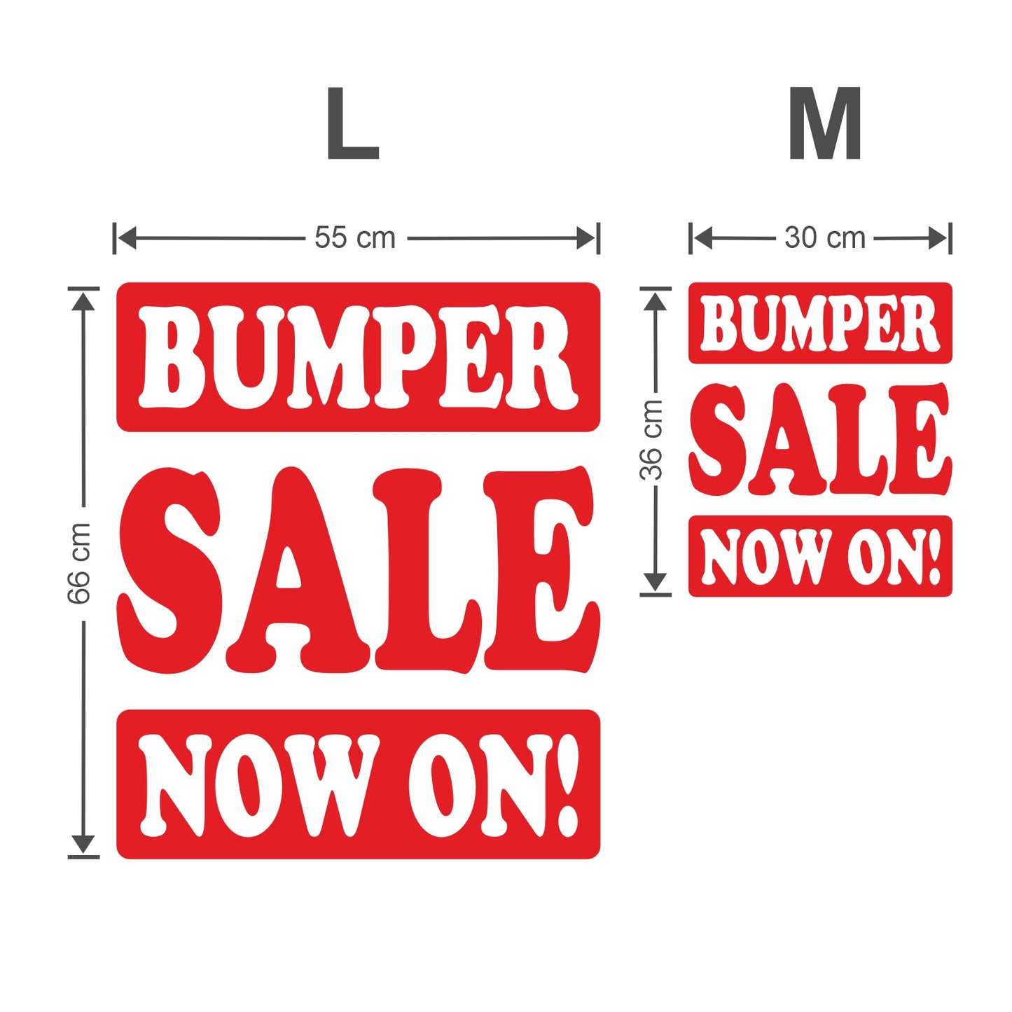 Bumper Sale Now On Sticker - Groovy Style