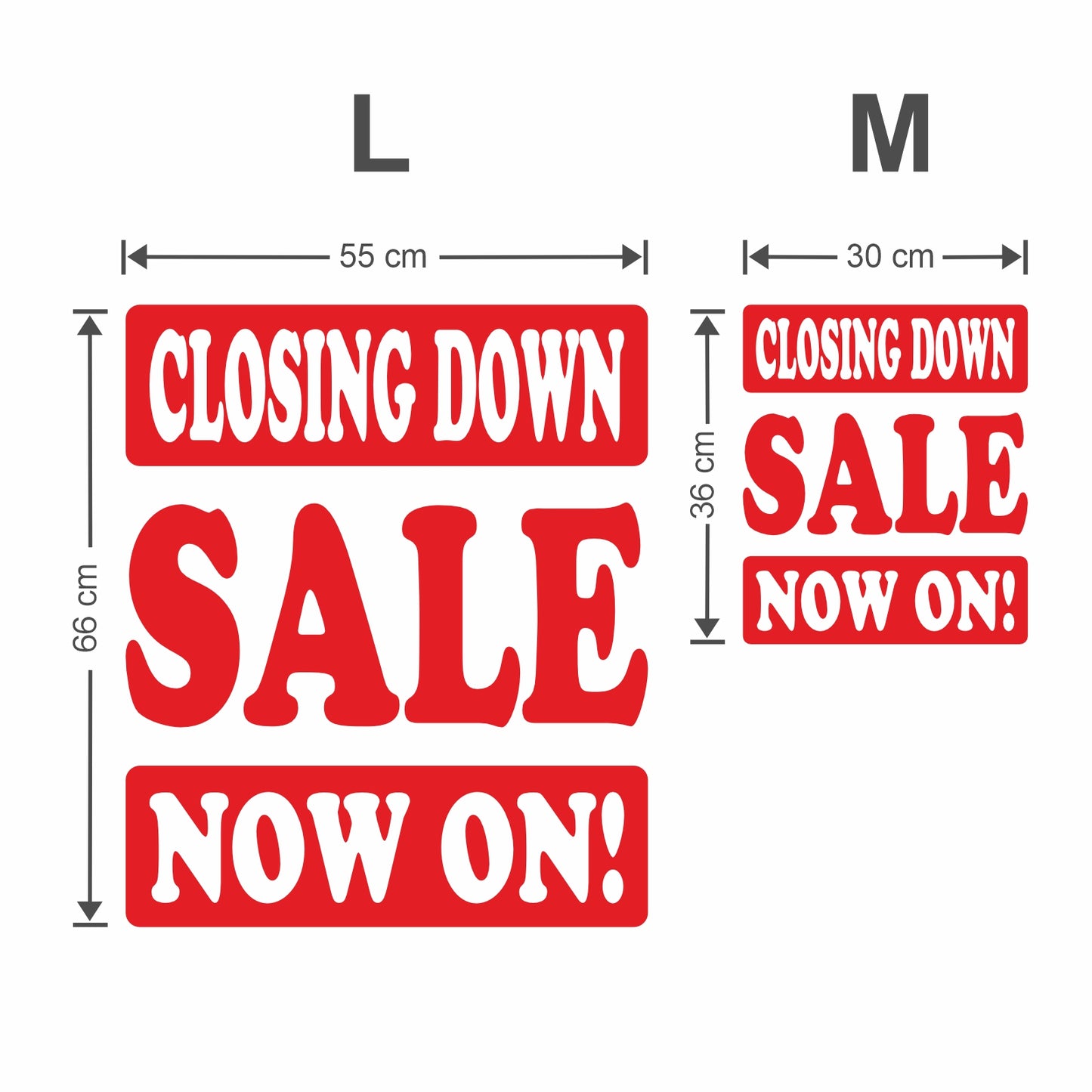Closing Down Sale Now On Sticker - Groovy Style