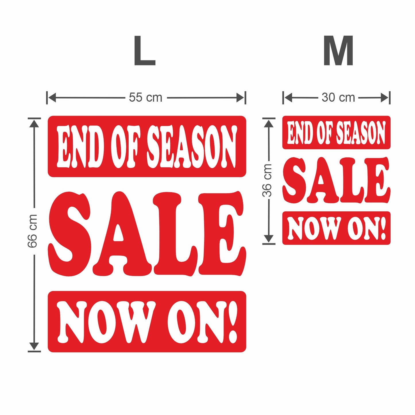 End Of Season Sale Now On Sticker - Groovy Style