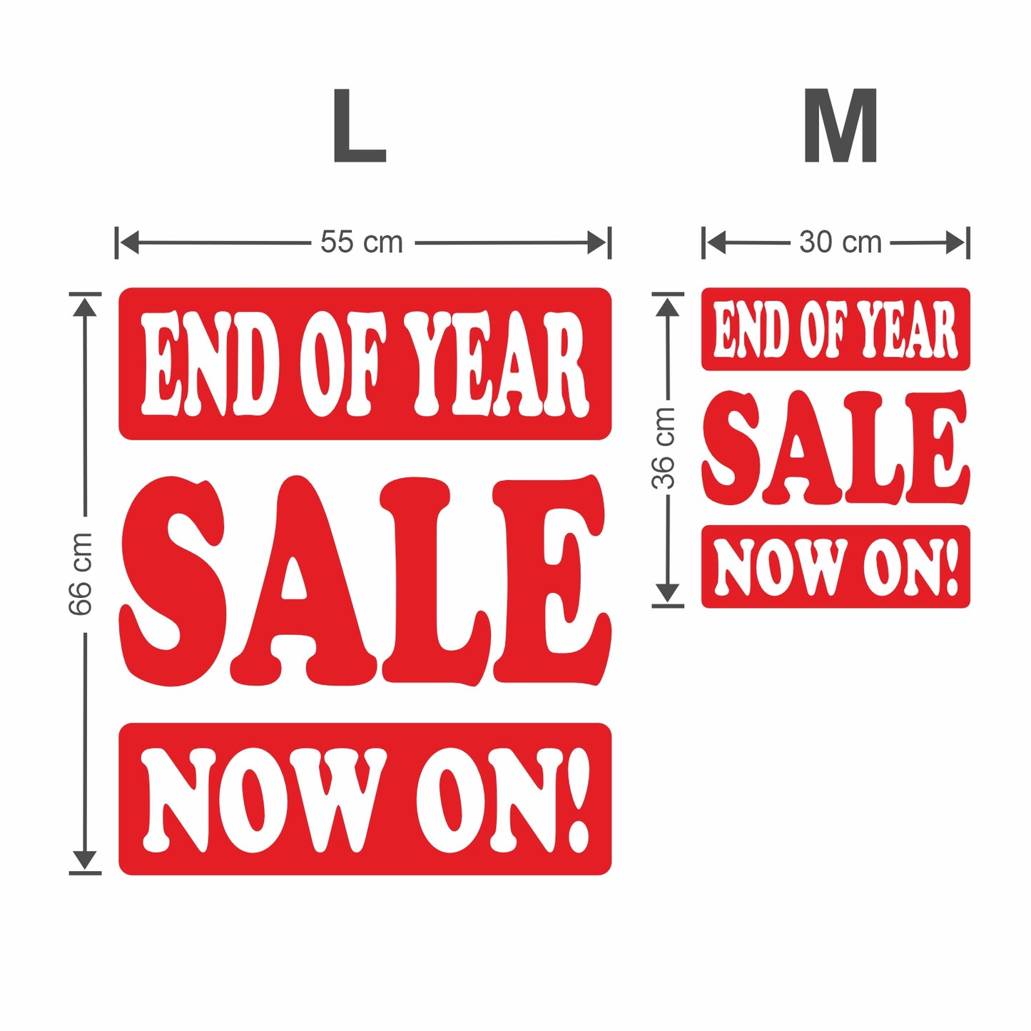 End Of Year Sale Now On Sticker - Groovy Style