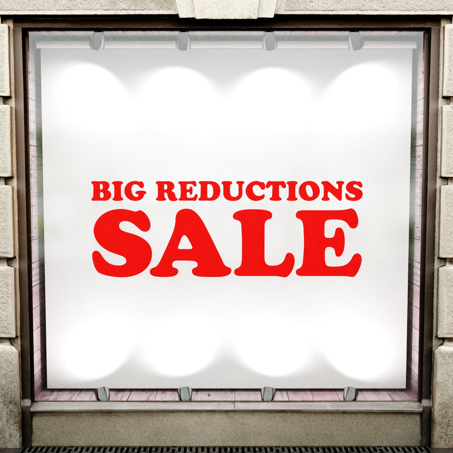 Big Reductions Sale Sticker - Groovy Style