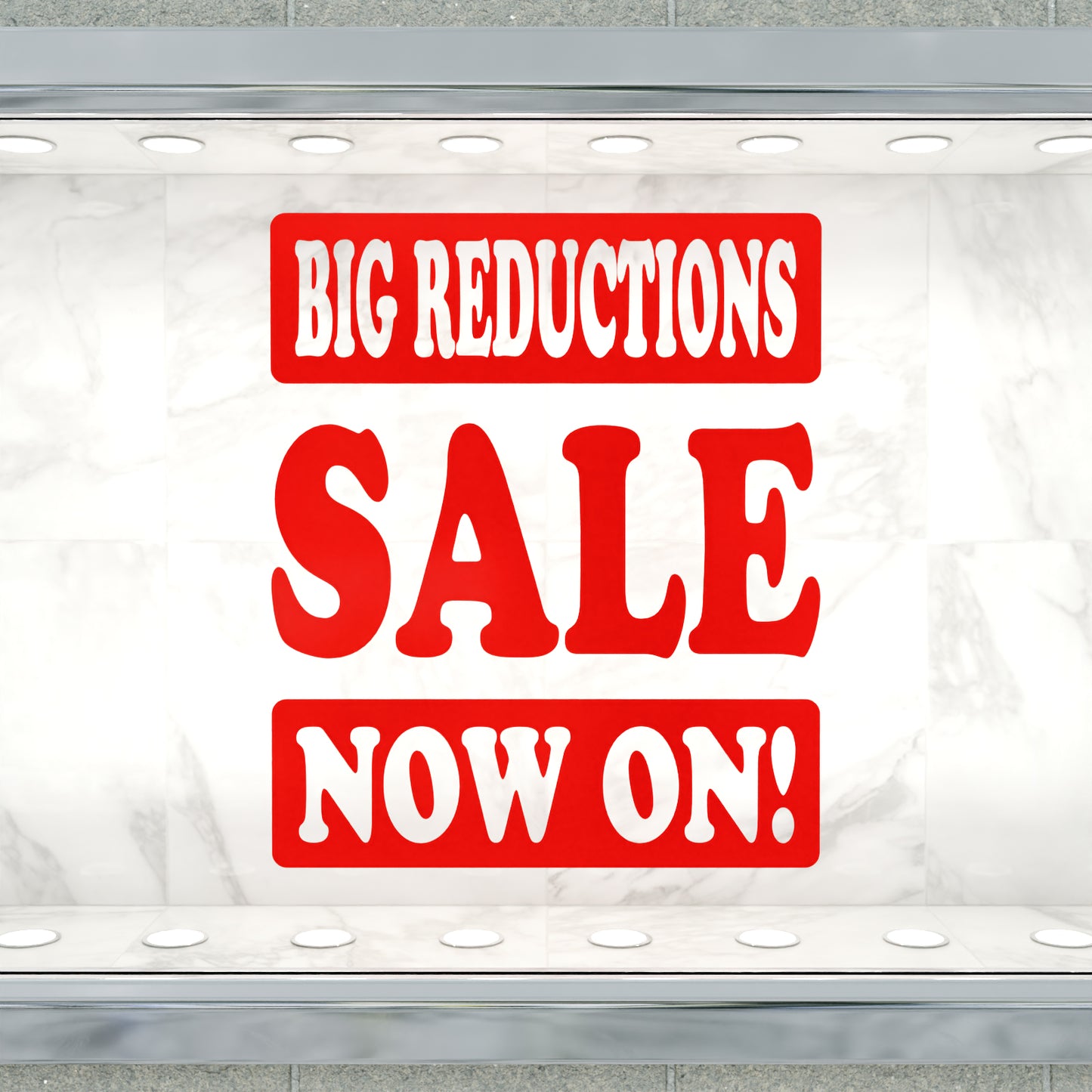 Big Reductions Sale Now On Sticker - Groovy Style