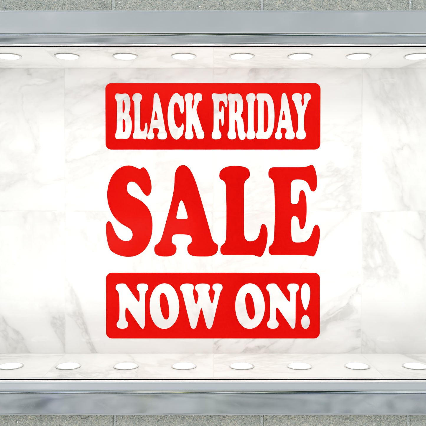 Black Friday Sale Now On Sticker - Groovy Style