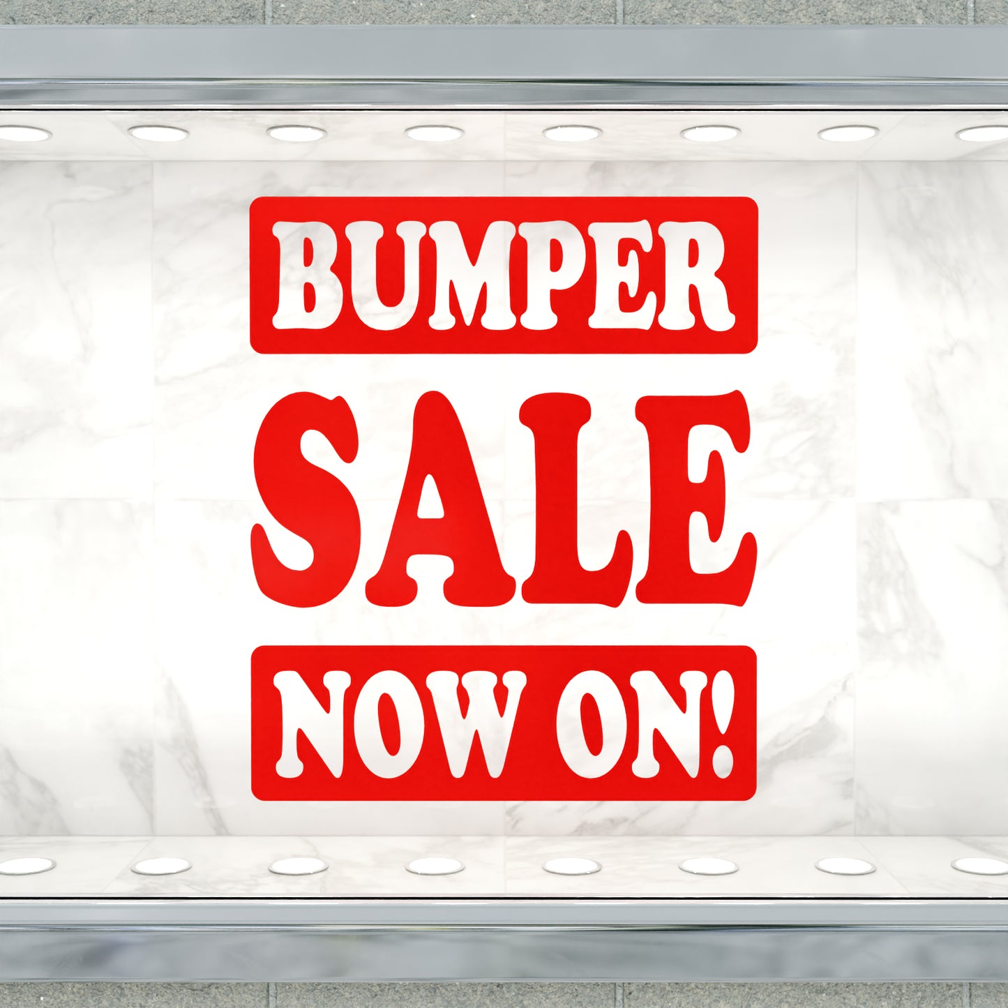 Bumper Sale Now On Sticker - Groovy Style
