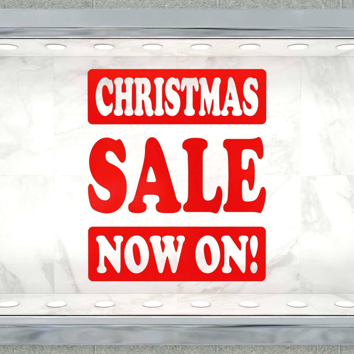 Christmas Sale Now On Sticker - Groovy Style