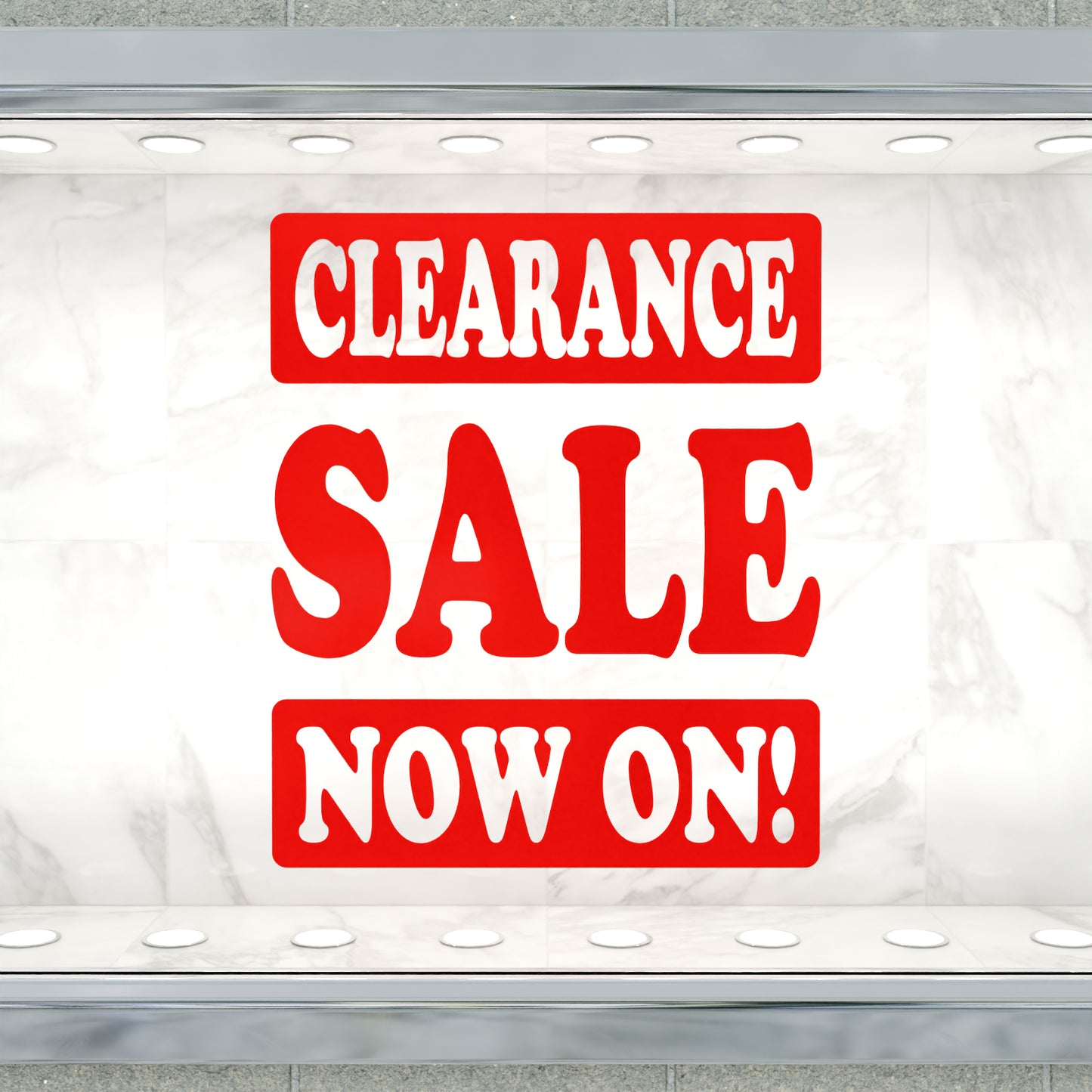 Clearance Sale Now On Sticker - Groovy Style