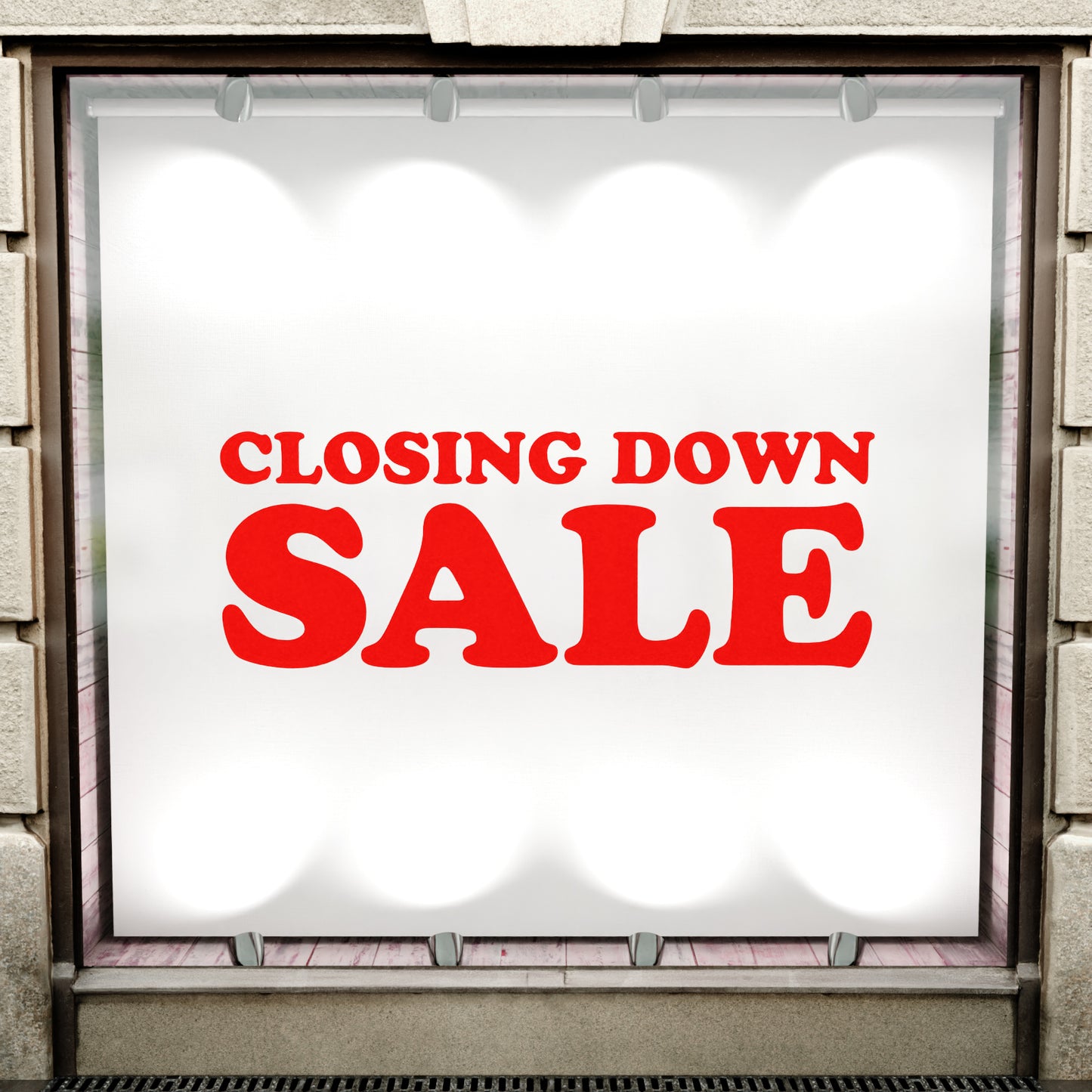 Closing Down Sale Sticker - Groovy Style