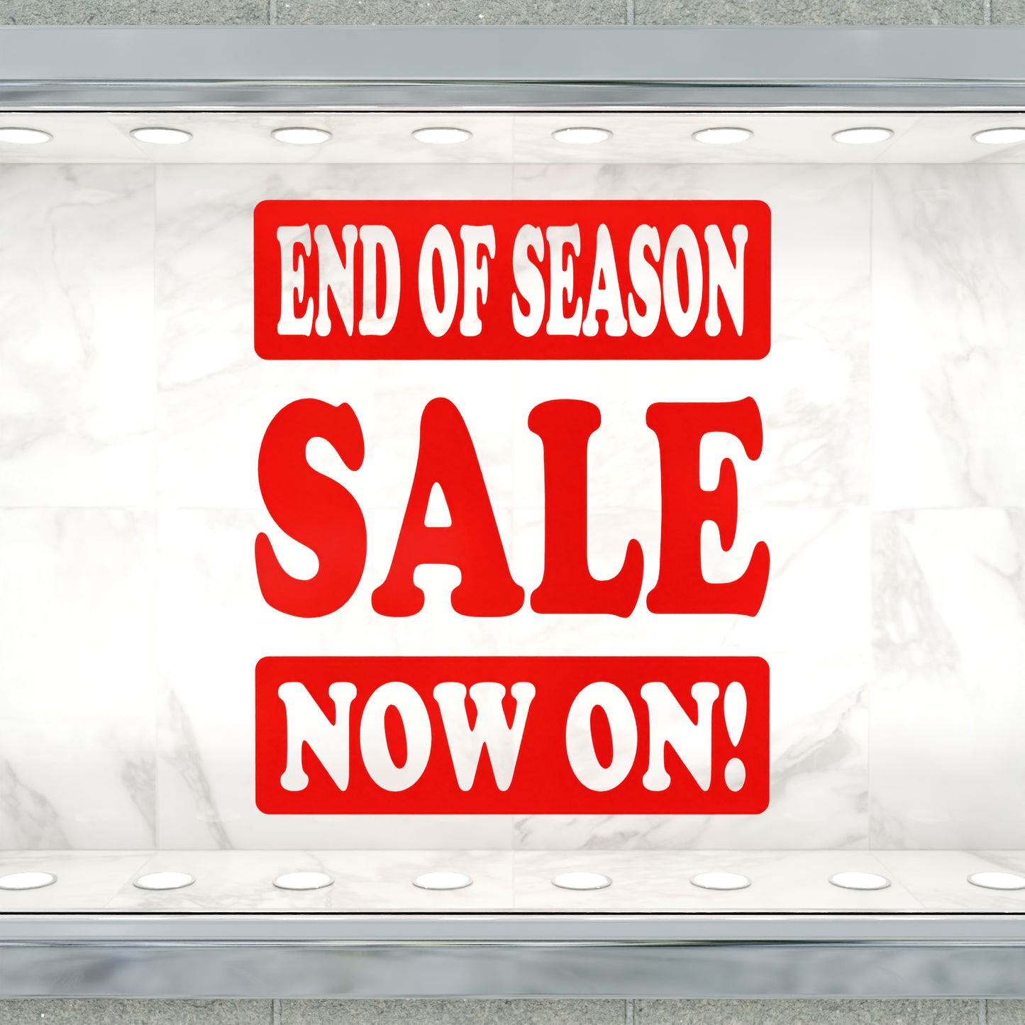 End Of Season Sale Now On Sticker - Groovy Style