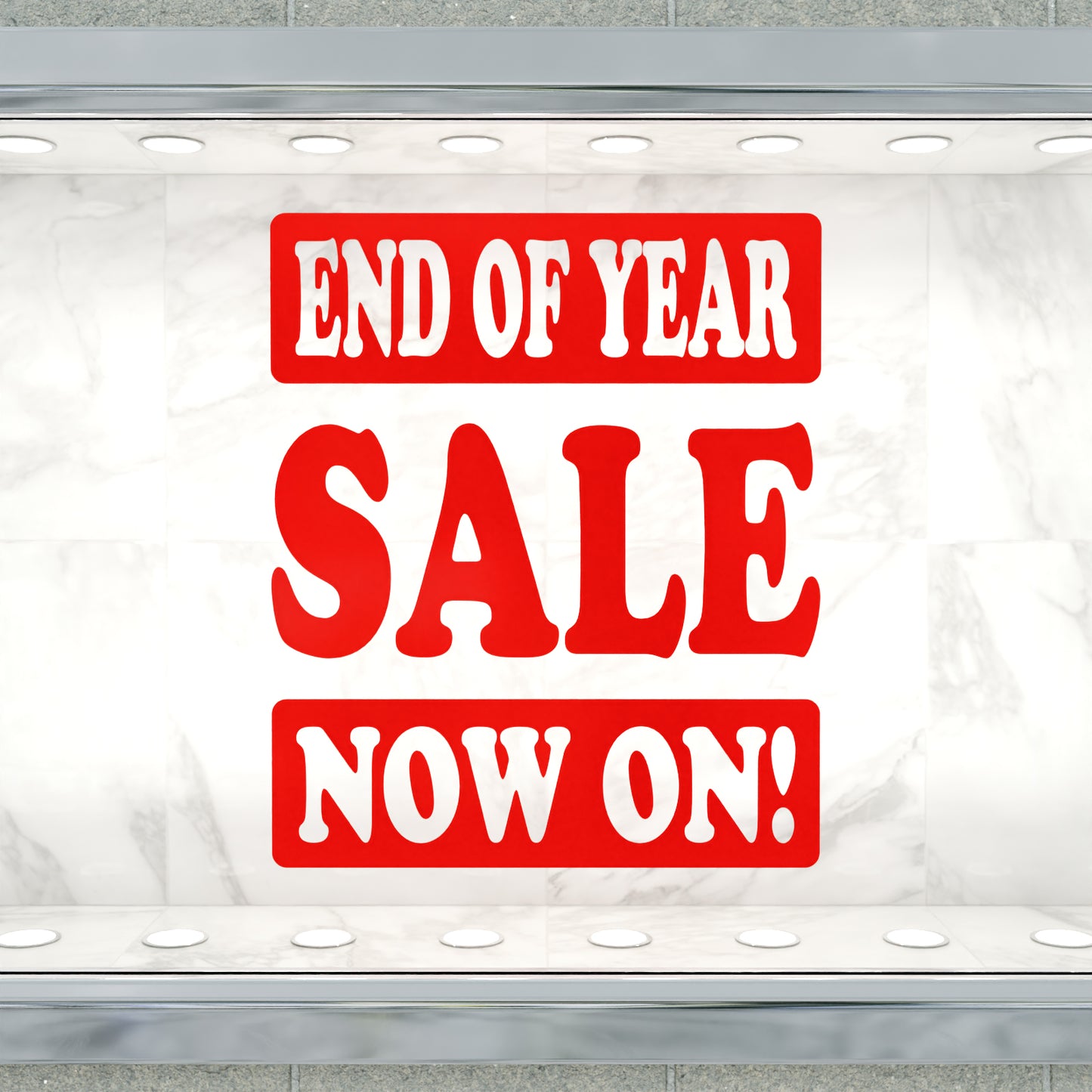 End Of Year Sale Now On Sticker - Groovy Style