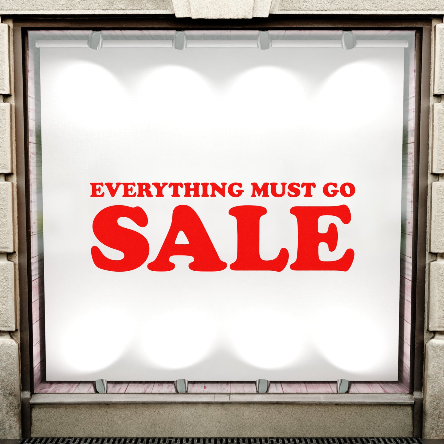 Everything Must Go Sale Sticker - Groovy Style