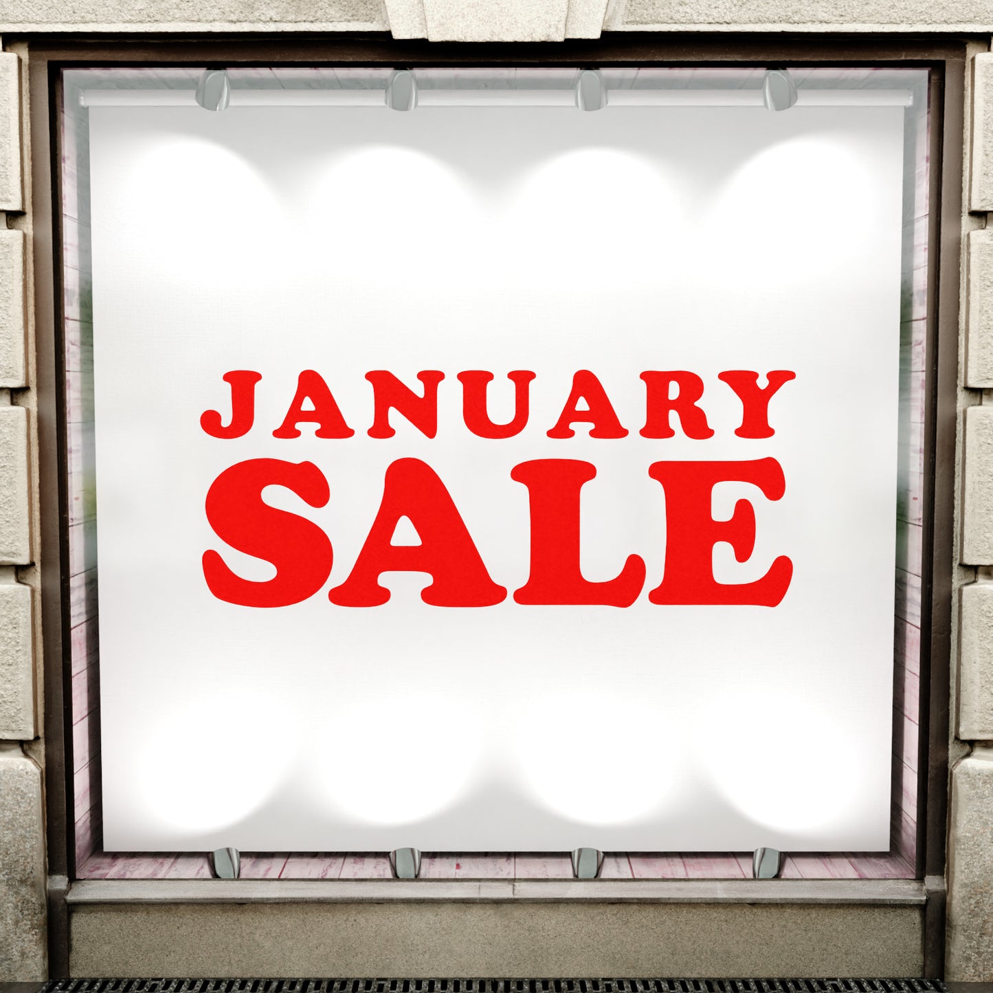 January Sale Sticker - Groovy Style