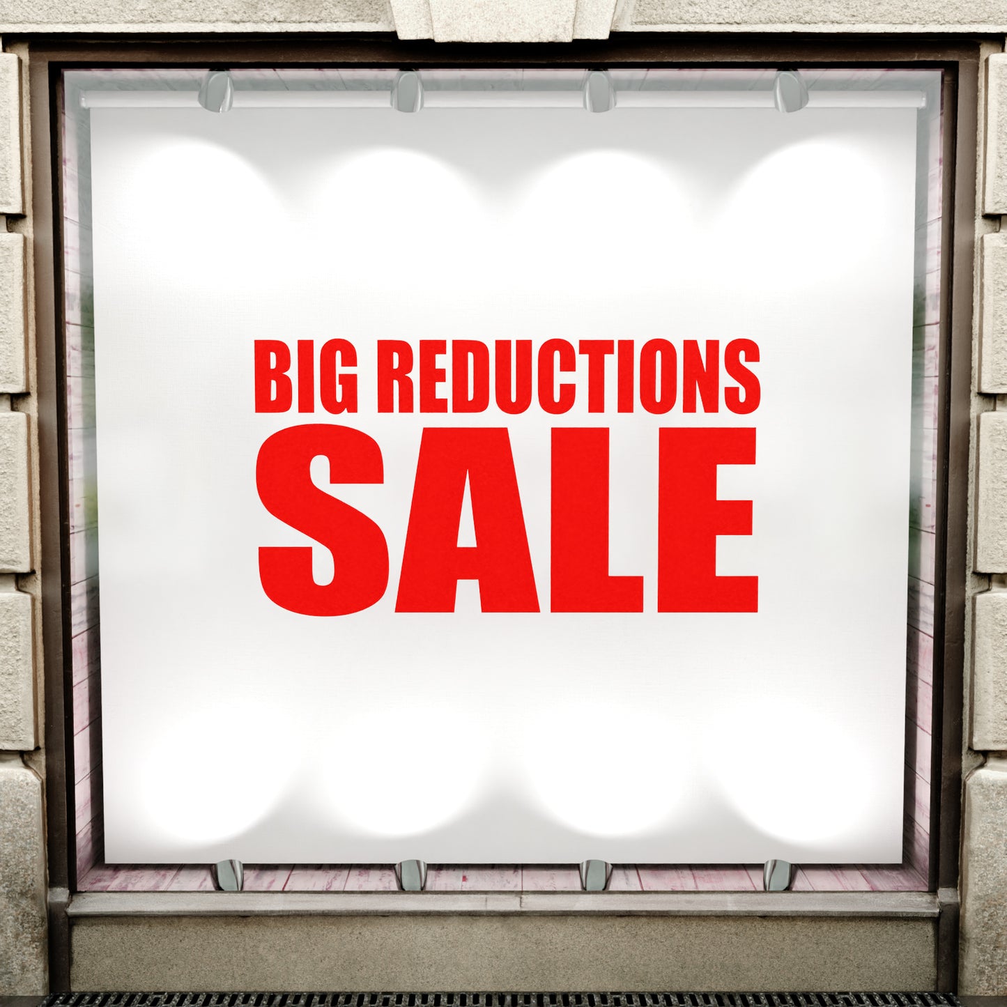 Big Reductions Sale Sticker - Impact Style