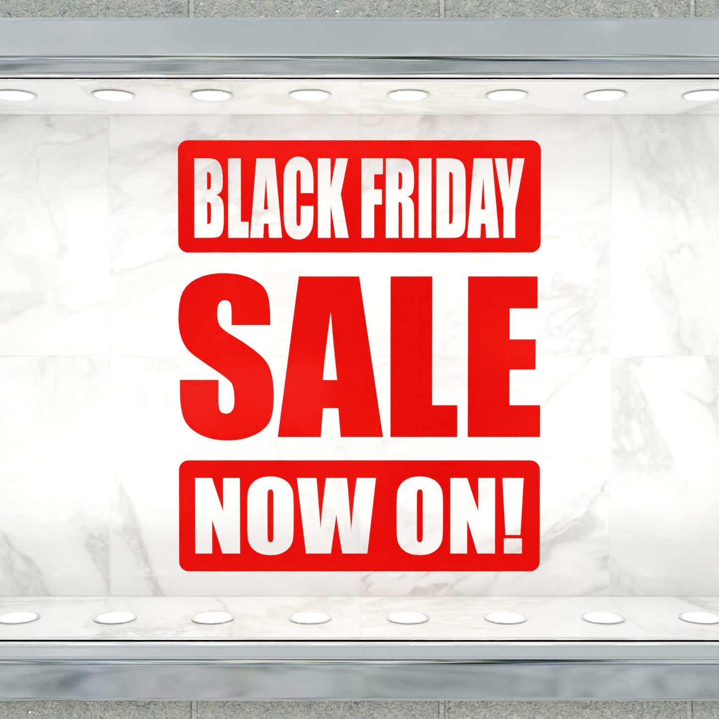 Black Friday Sale Now On Sticker - Impact Style