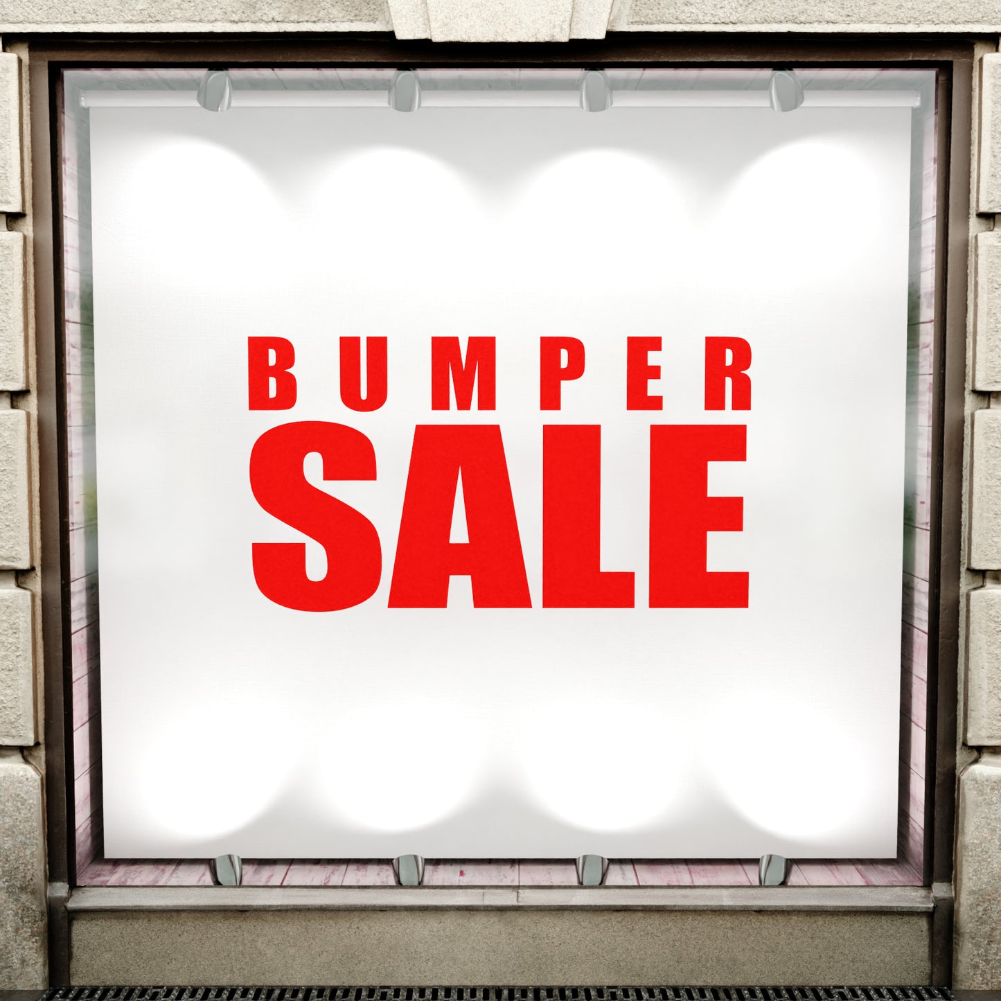 Bumper Sale Sticker - Impact Style