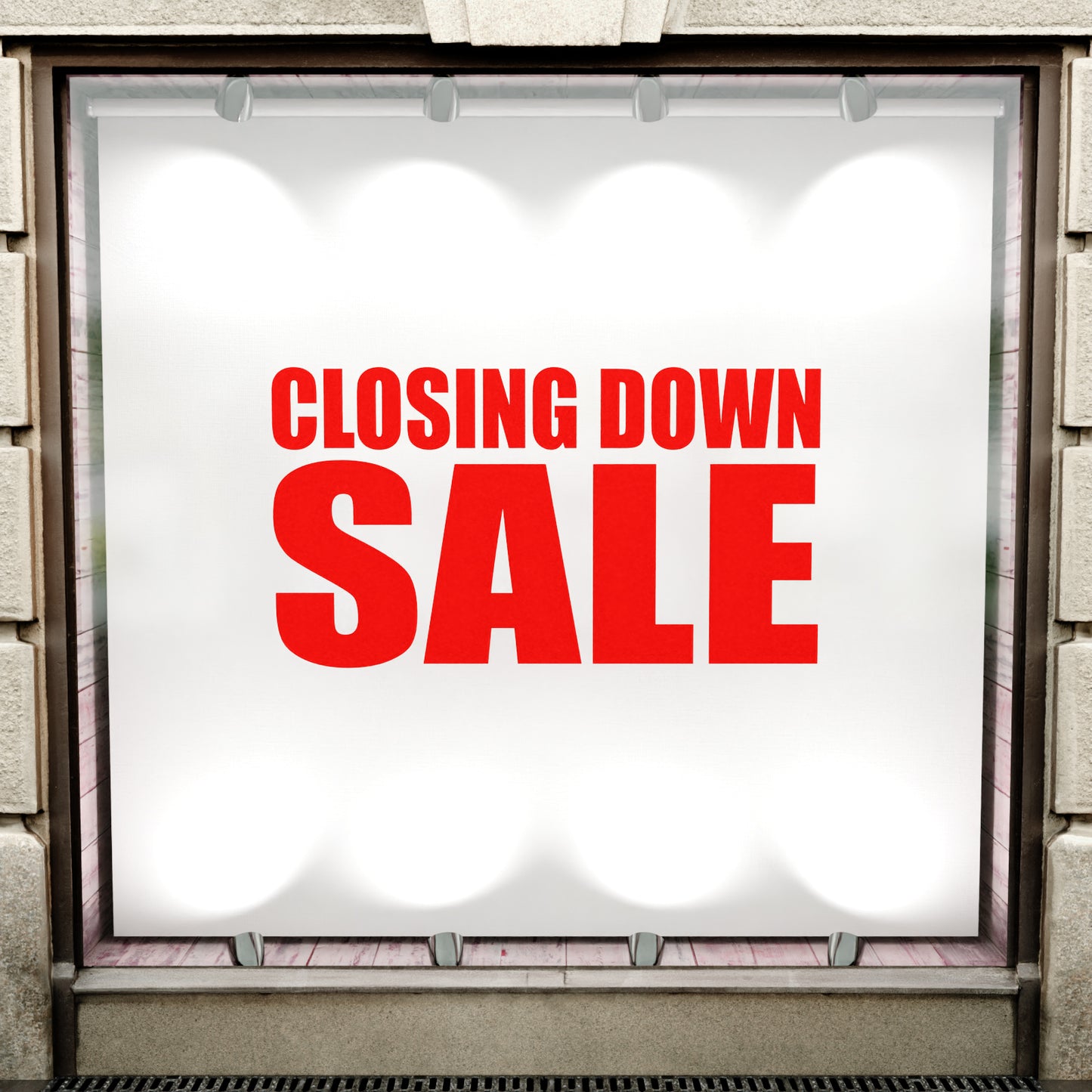 Closing Down Sale Sticker - Impact Style