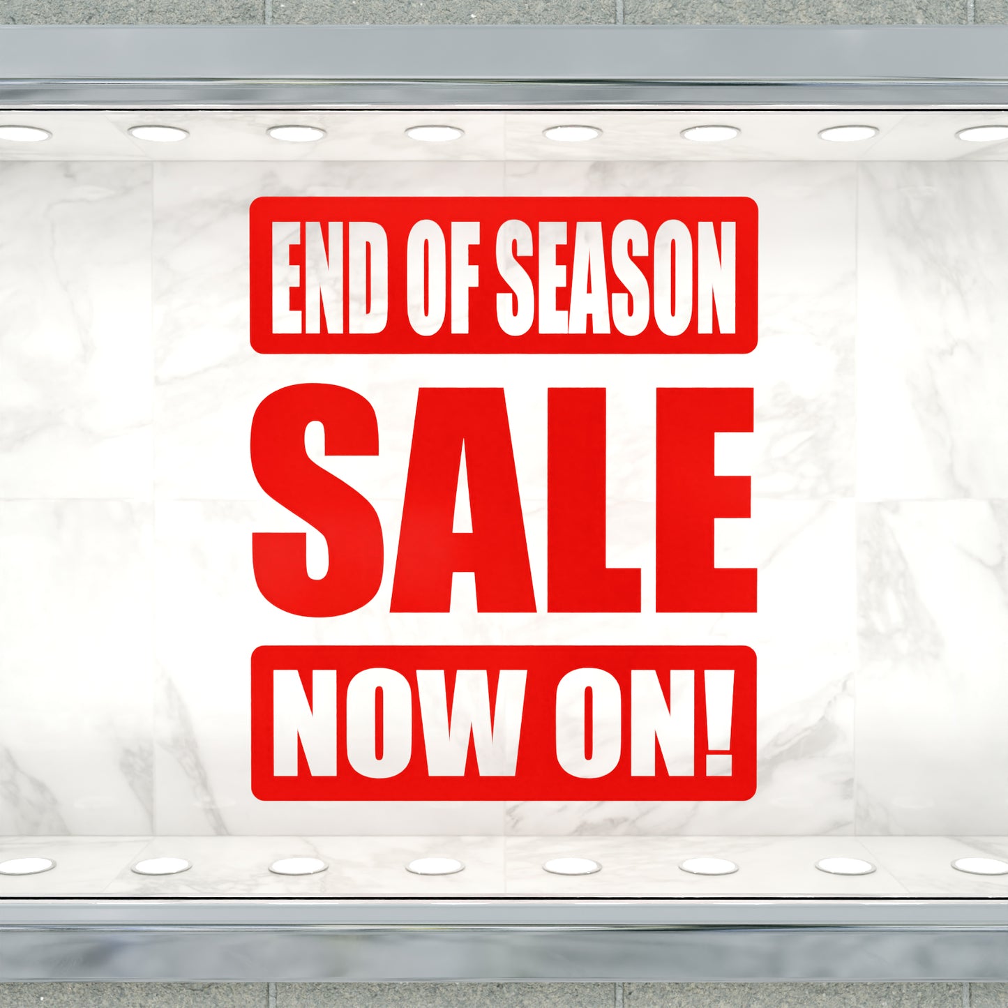 End Of Season Sale Now On Sticker - Impact Style