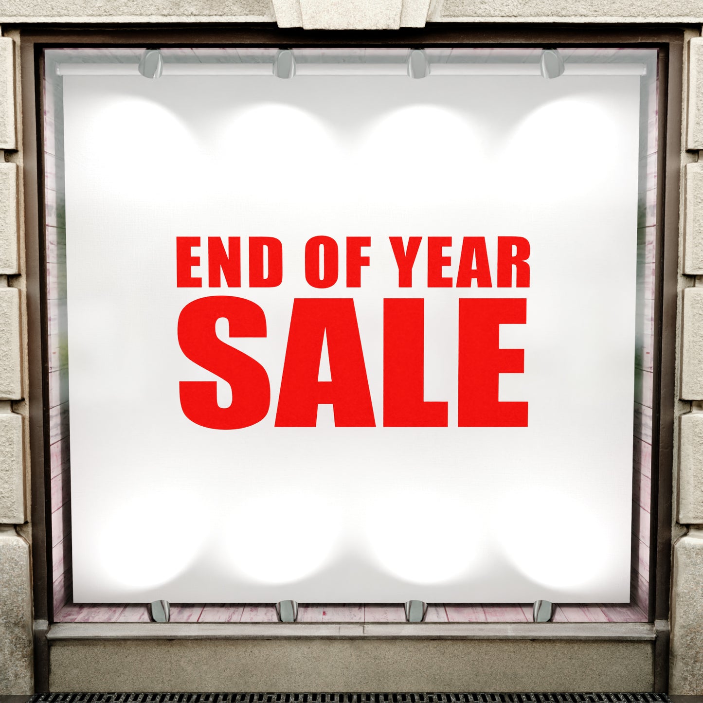 End Of Year Sale Sticker - Impact Style