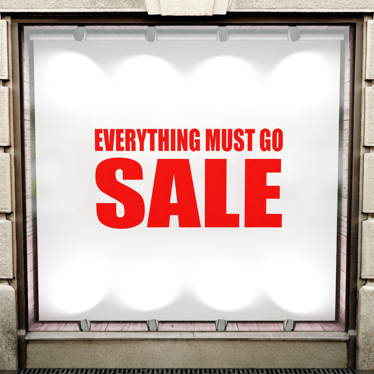 Everything Must Go Sale Sticker - Impact Style