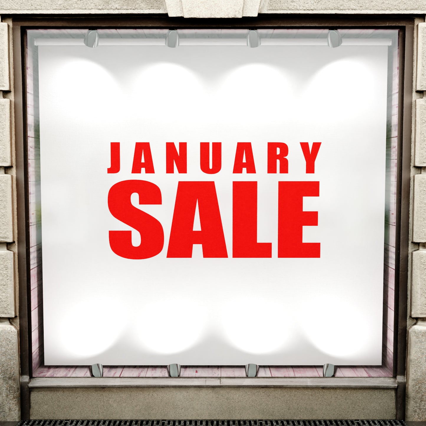 January Sale Sticker - Impact Style