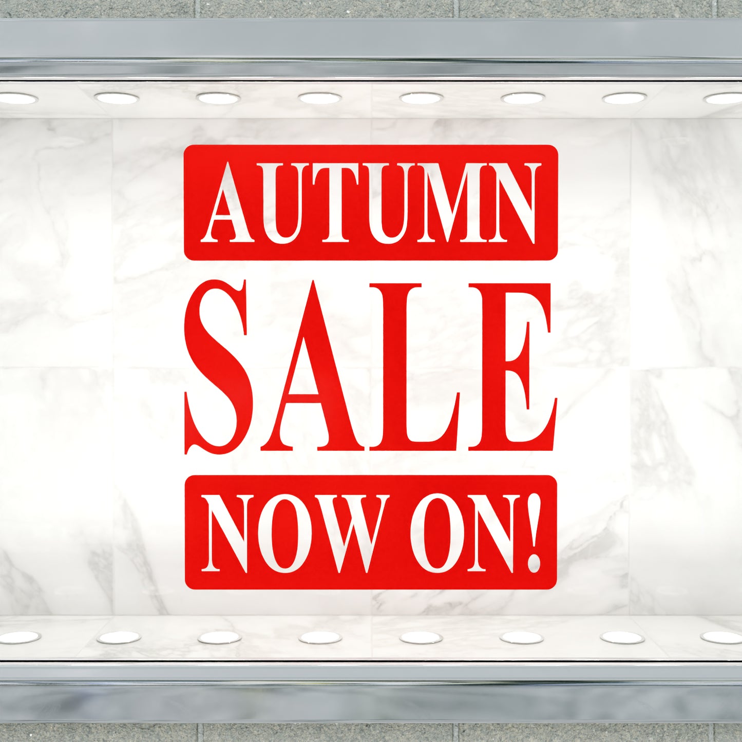 Autumn Sale Now On Sticker - Roman Style