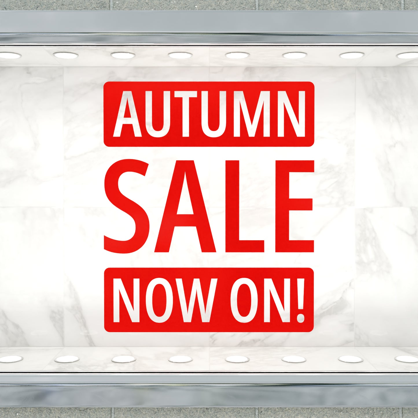 Autumn Sale Now On Sticker - Modern Style