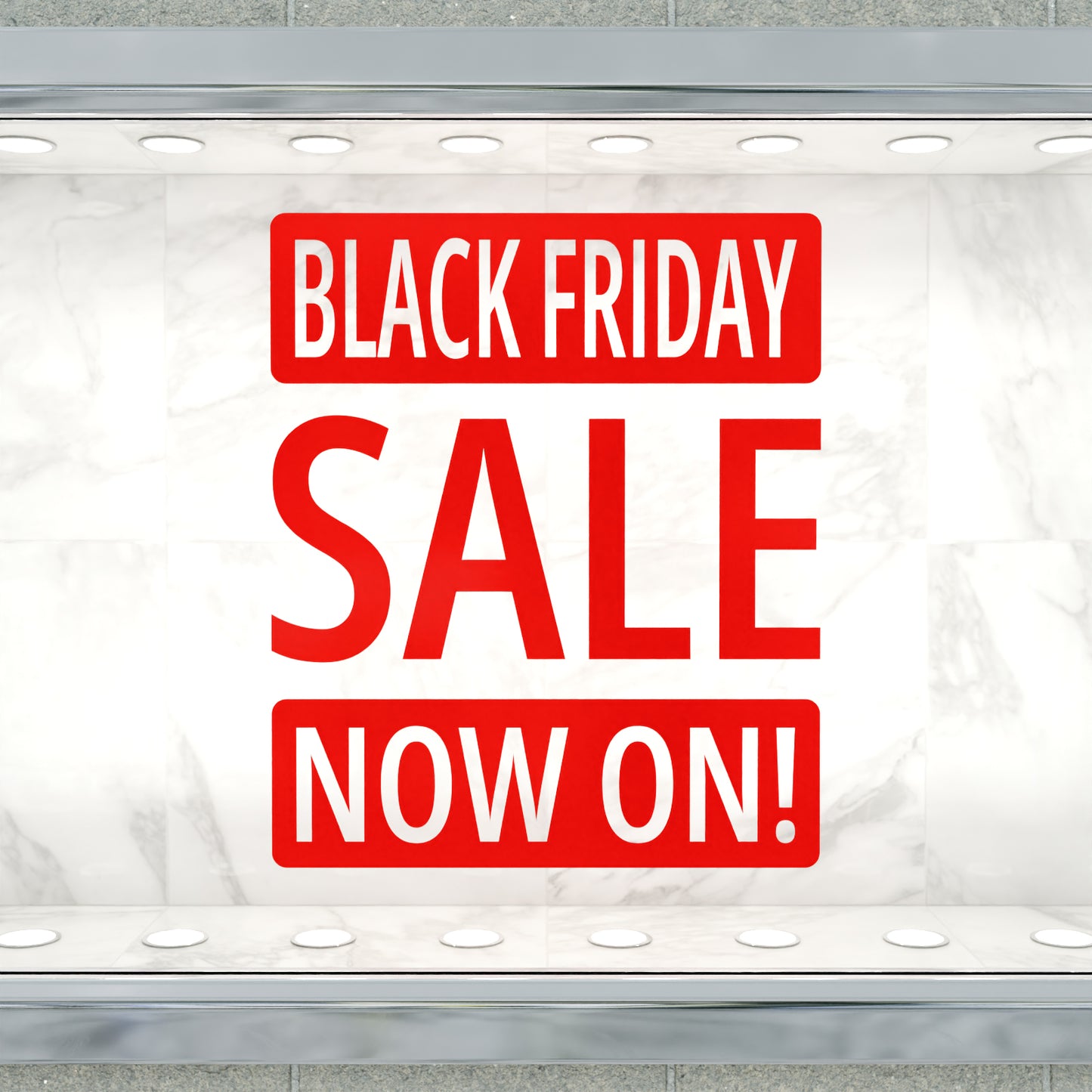 Black Friday Sale Now On Sticker - Modern Style